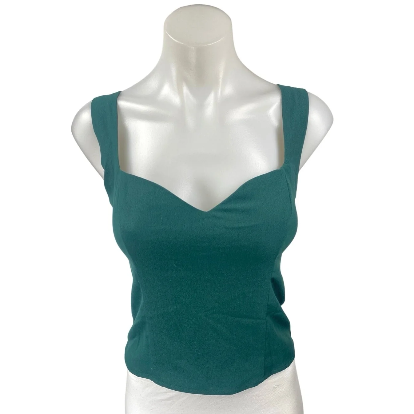 Abercrombie & Fitch Green Sleeveless Sweetheart Cami Camisole Tank Top Size S