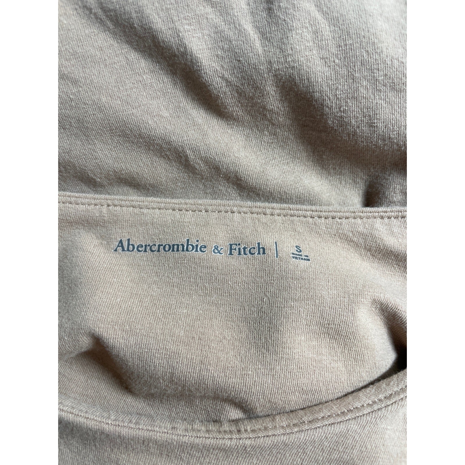 Abercrombie & Fitch Soft Matte Seamless Long Sleeve Crew Neck Bodysuit Top Sz S - Image 5