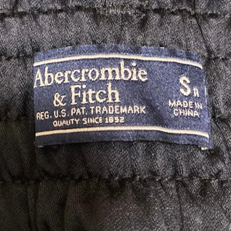 Abercrombie & Fitch Women's Black High Waisted Tapered Trousers Pants Size S - Image 4