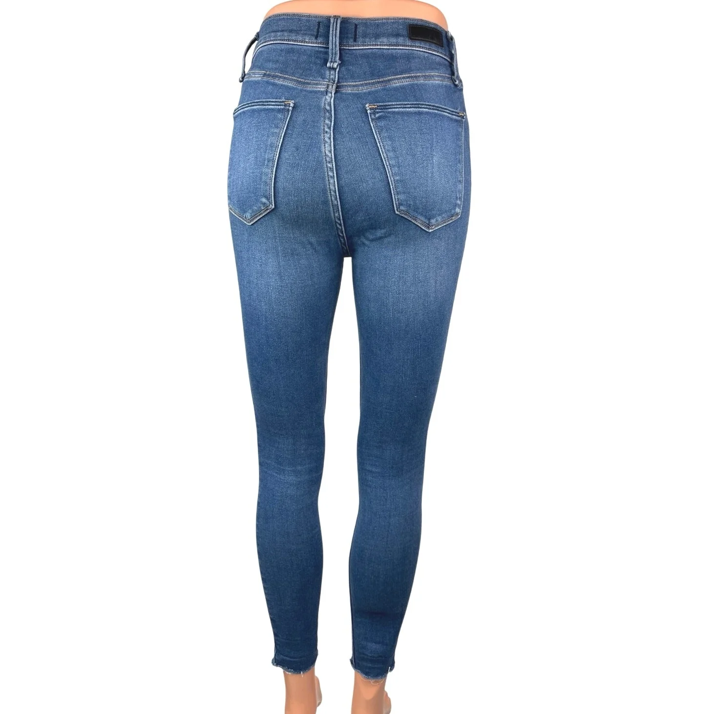 Abercrombie & Fitch Women's Blue Ultra High Rise Skinny Denim Jeans Size 25 - Image 3