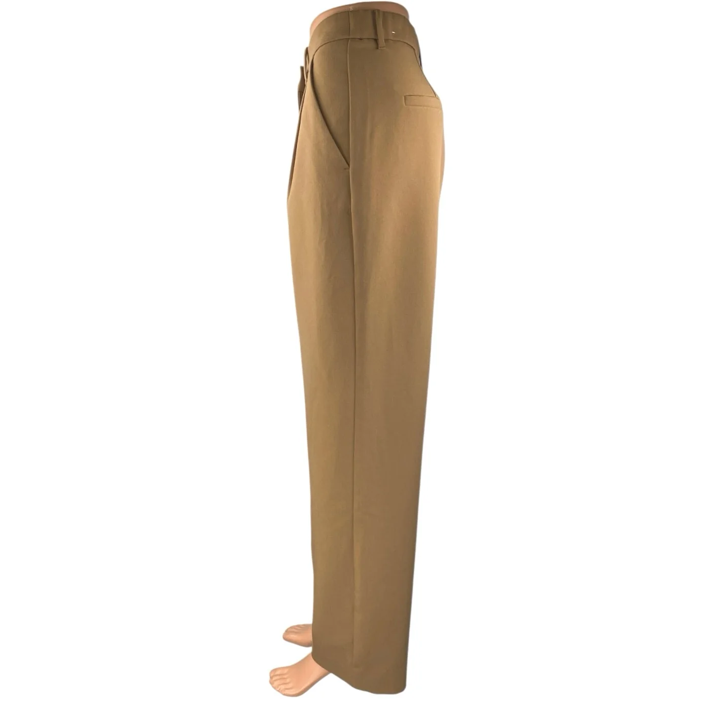 Abercrombie & Fitch Women's Brown High Waist Pleated Wide Leg Trousers Pants 29 - Image 2