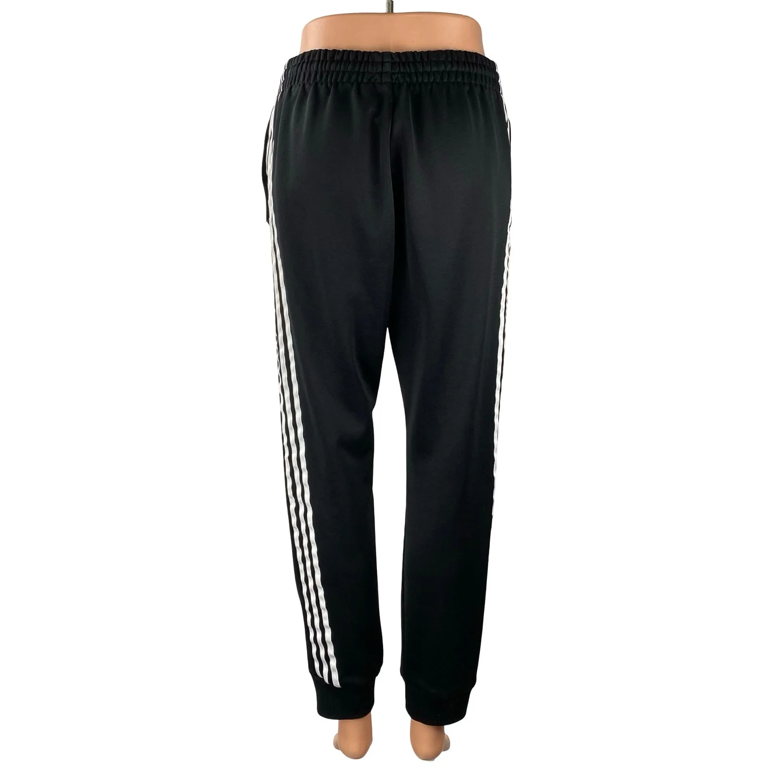 Adidas Essentials 3 Stripes Athletic Activewear Track Jogger Trousers Pants Sz M - Image 4