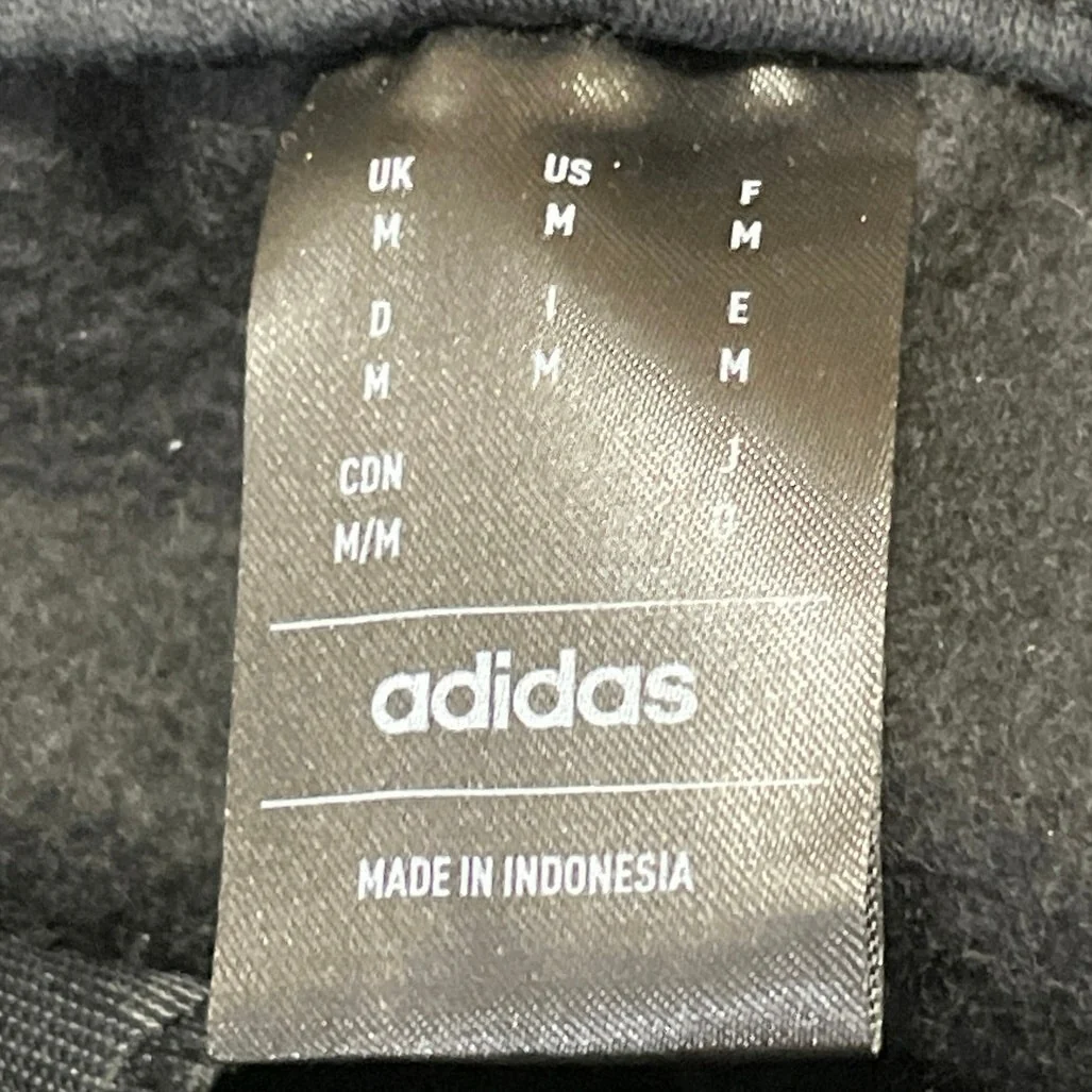 Adidas Premium Essentials Womens Black Elastic Waist Trouser Jogger Pants Size M - Image 4