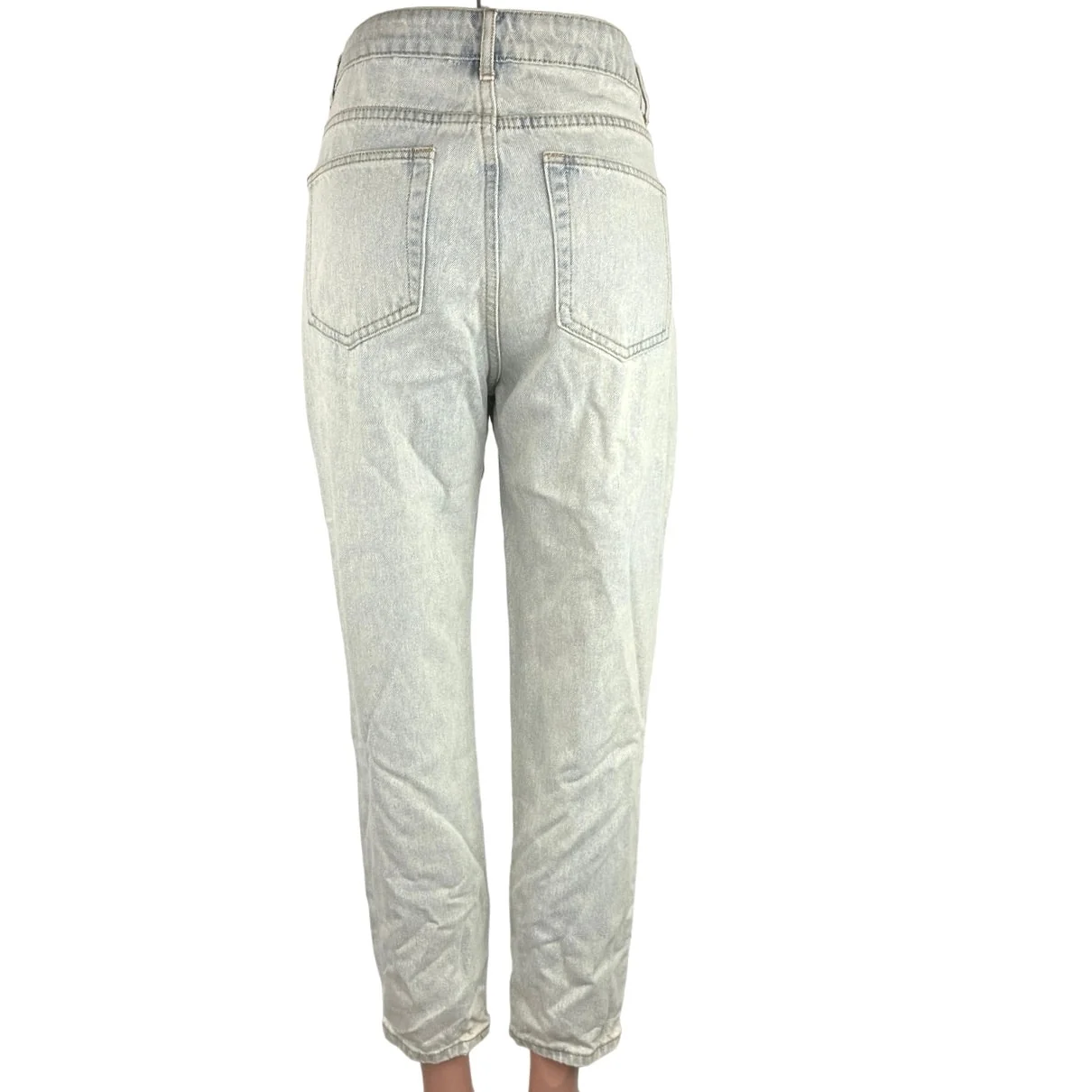 Adika Blue Light Wash Casual Denim High Rise Ankle Straight Leg Jeans Size M - Image 3