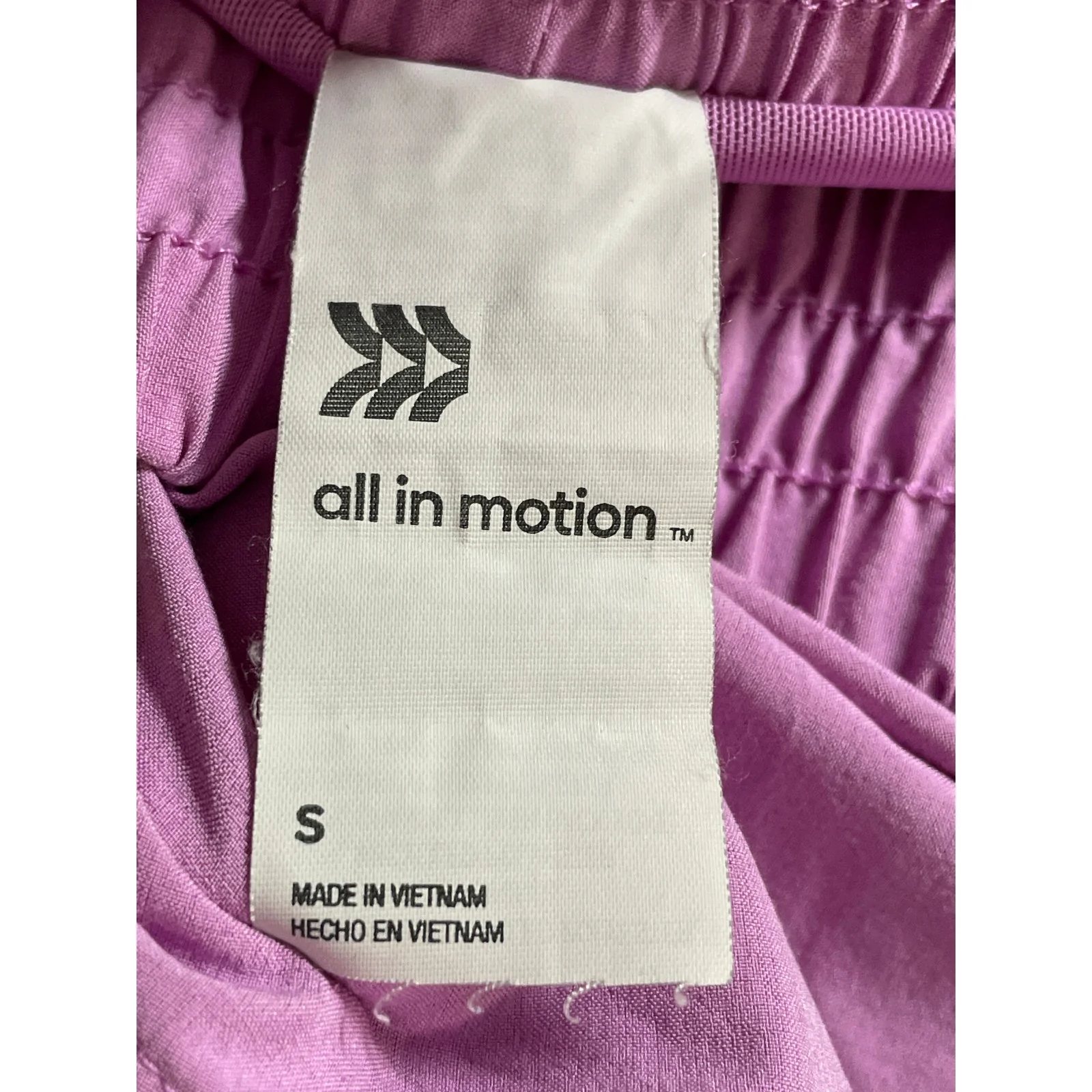 All in Motion Women's Pink Purple Yoga Running Workout Athletic Shorts Size S - Image 5