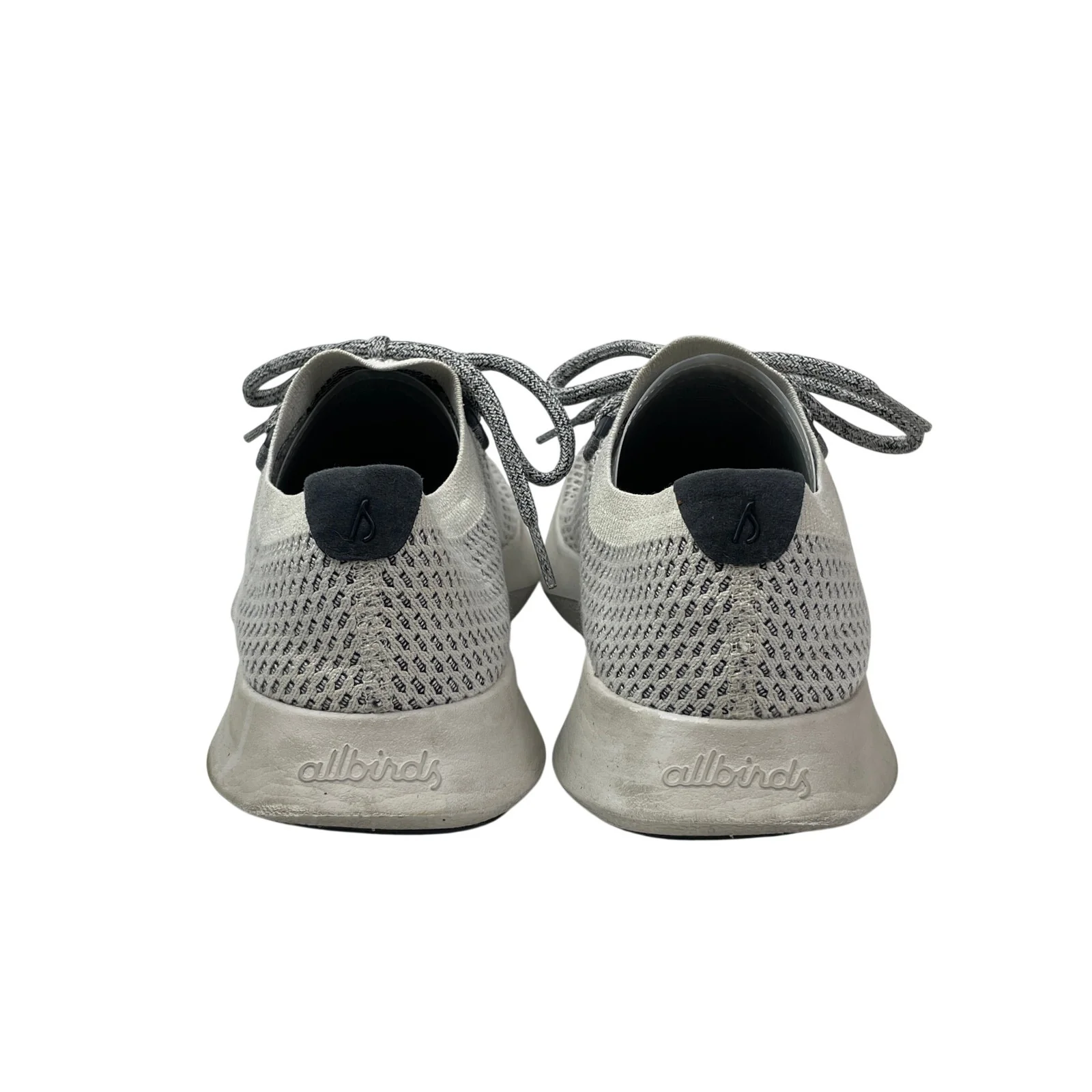 Allbirds Tree Dasher Women's White Gray Lace Up Low Athletic Running Shoes 8.5 - Image 3