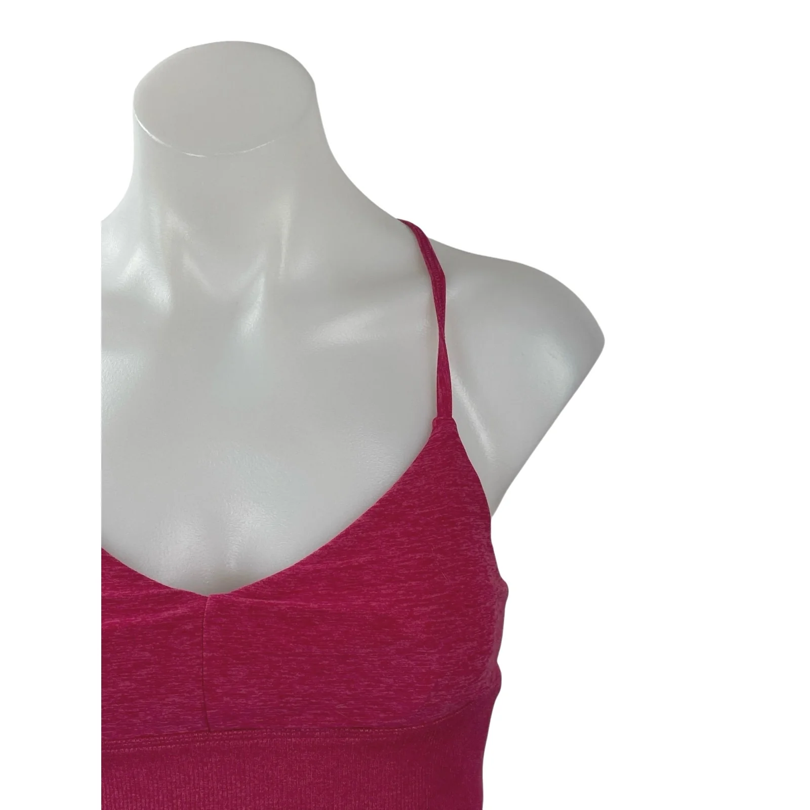 Alo Women's Pink Yoga Workout Running Gym Athletic Sports Bra Crop Top Size S - Image 2