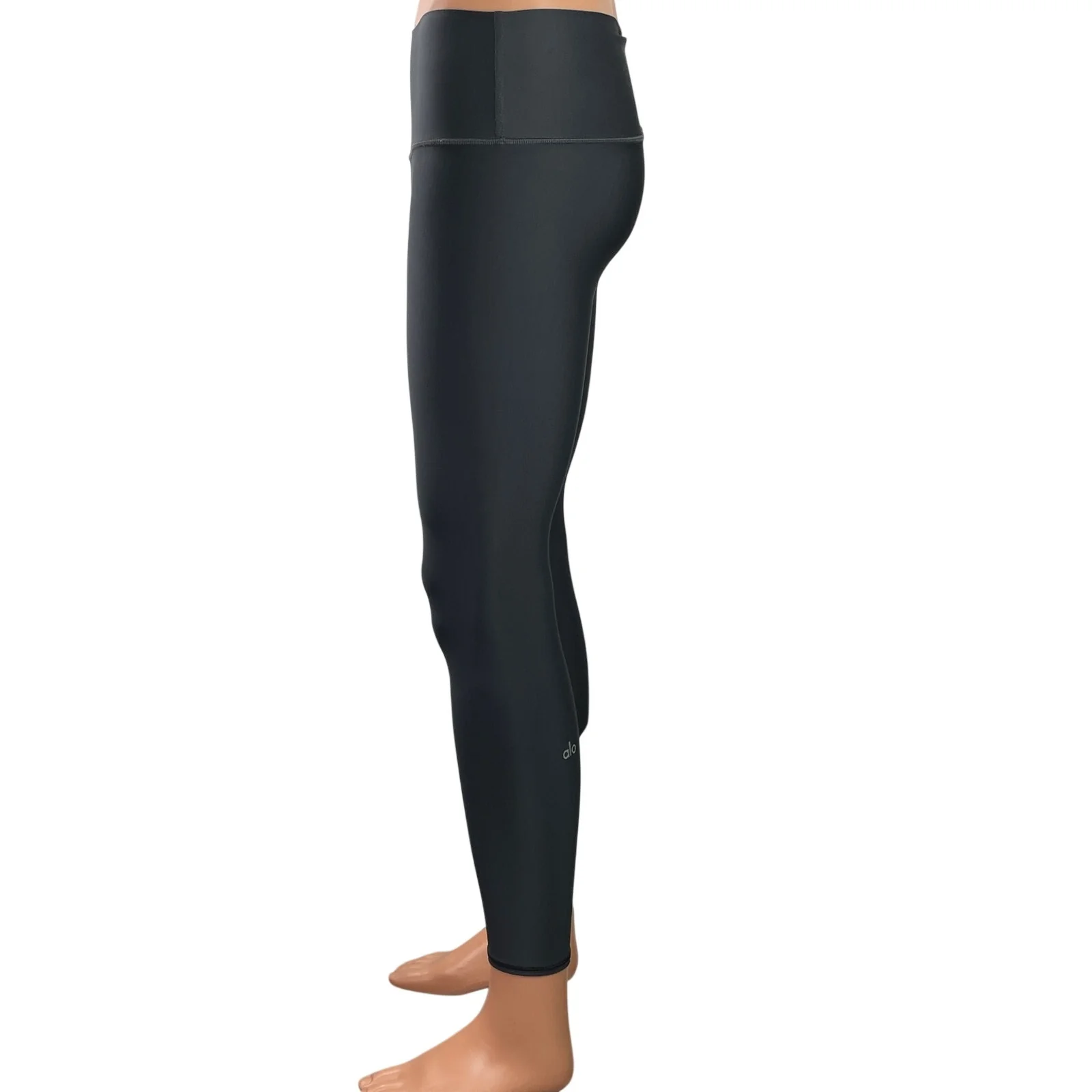 Alo Yoga Airlift Womens Black High-Rise Skinny Activewear Yoga Leggings Pants S - Image 2