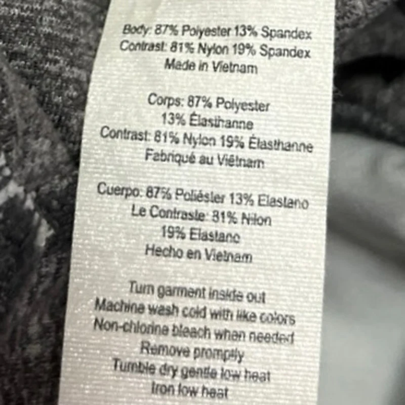 Alo Yoga Gray Heather High Rise Yoga Workout Athletic Leggings Pants Size XS - Image 7