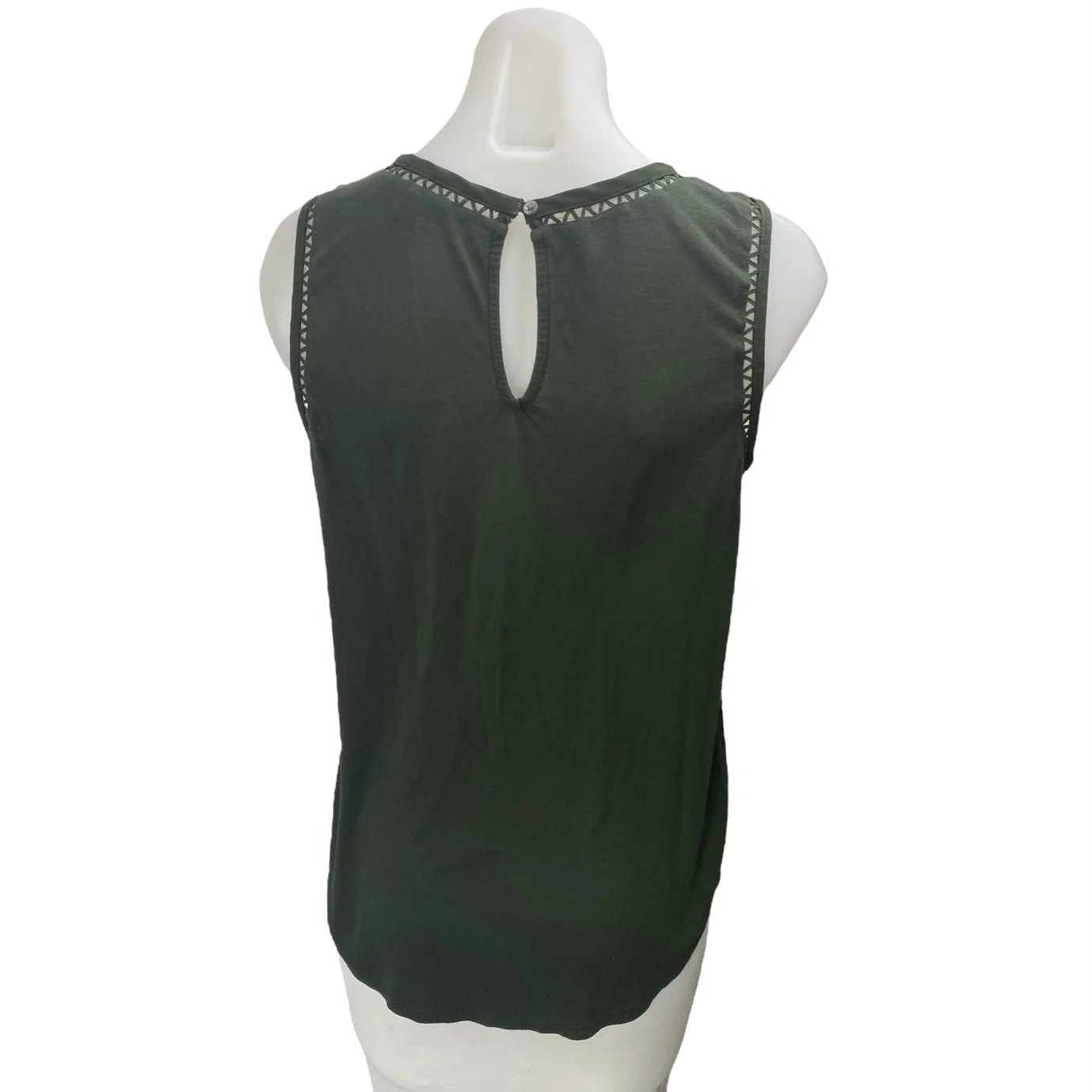 Ann Taylor LOFT Women's Black Sleeveless Round Neck Career Tank Blouse Top Sz S - Image 2