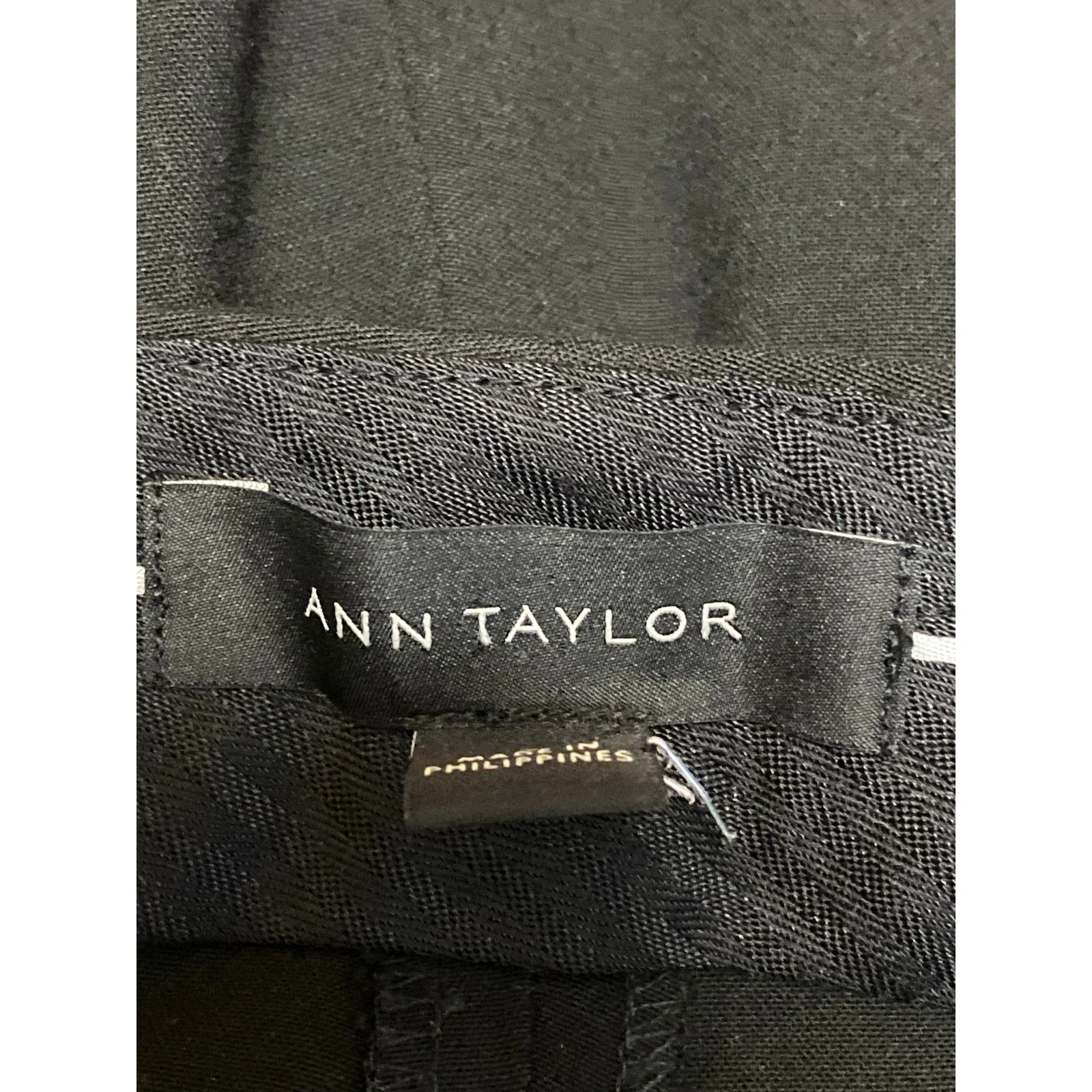 Ann Taylor Women's Black High Waisted Straight Leg Trousers Dress Pants Size 6 - Image 5