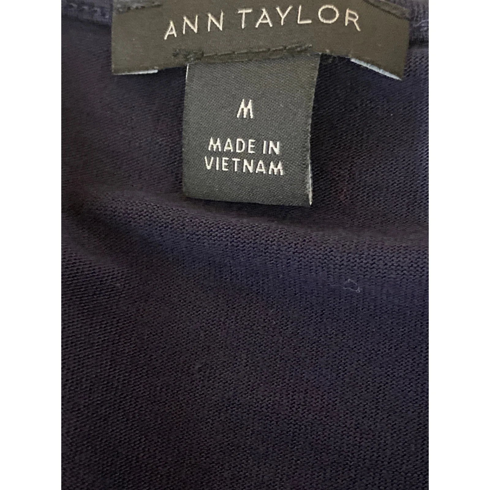 Ann Taylor Women's Black Sleeveless Scoop Neck Basic Cami Camisole Tank Top Sz M - Image 5