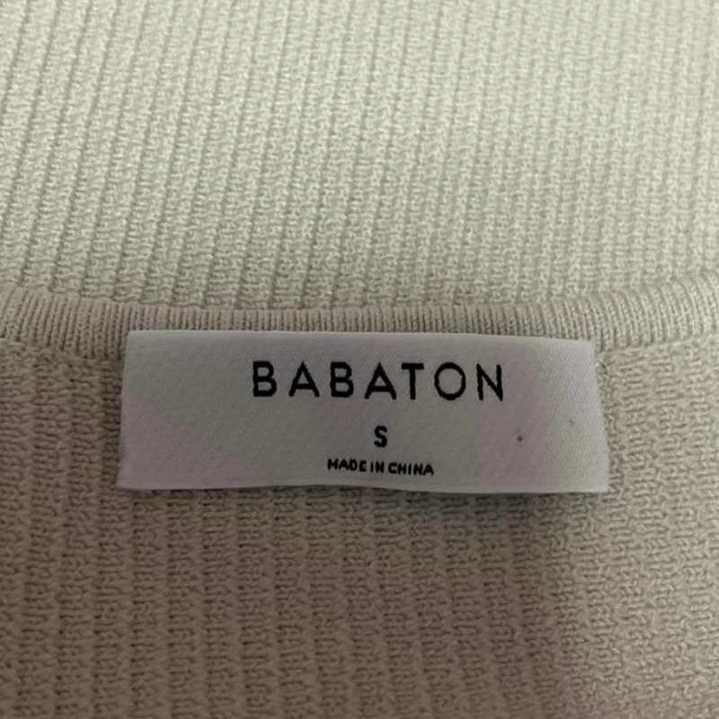 Aritzia Babaton Tan Rib Knit Sleeveless Racerback Cami Camisole Crop Tank Top S - Image 3