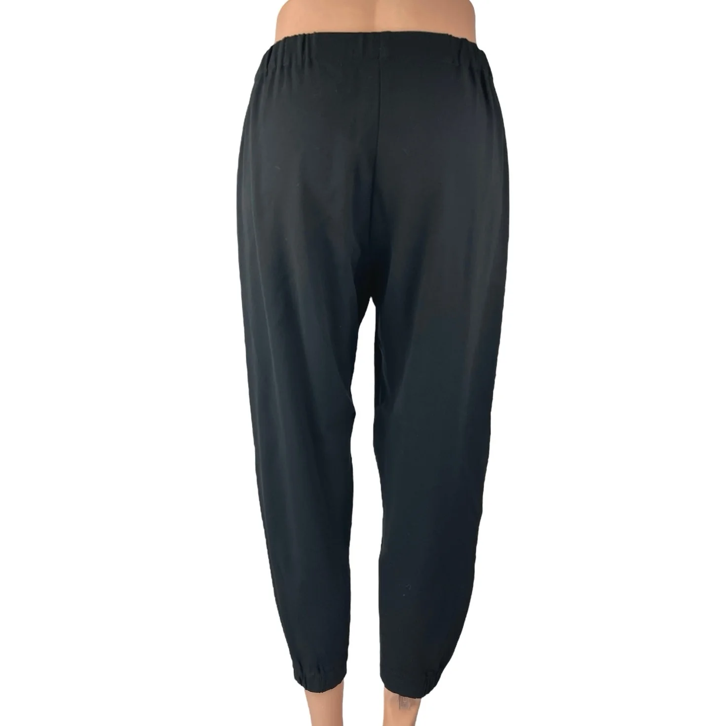 Aritzia Babaton Women's Black High Waisted Tapered Jogger Sweat Pants Size S - Image 3