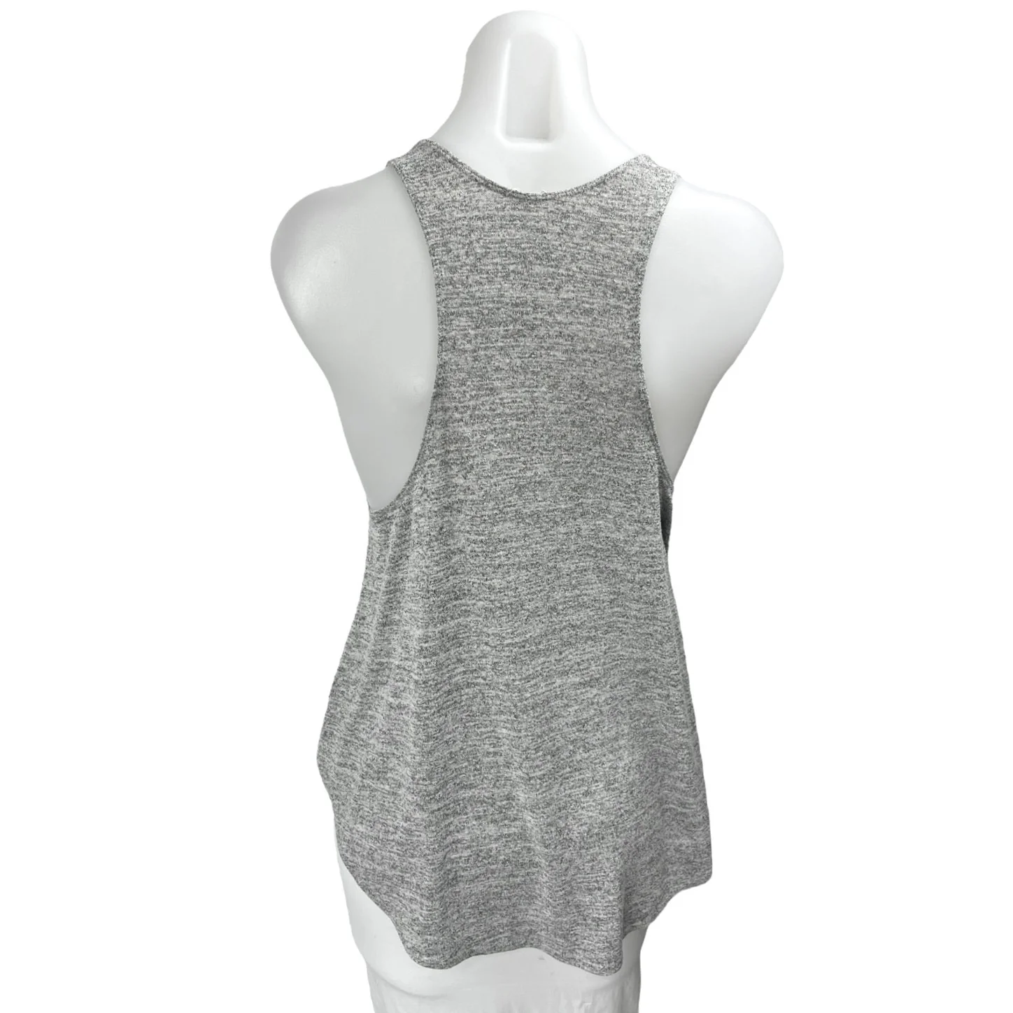 Aritzia Wilfred Free Gray Racerback Sleeveless Workout Athletic Tank Top Size L - Image 2