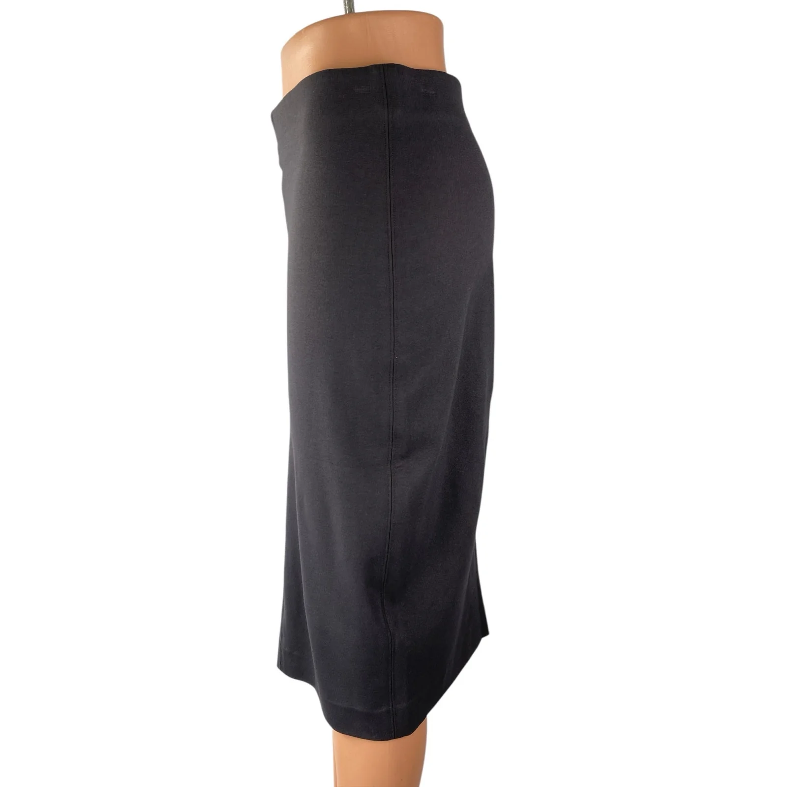 Aritzia Wilfred Women's Black High Rise Business Midi Bodycon Pencil Skirt Sz M - Image 2