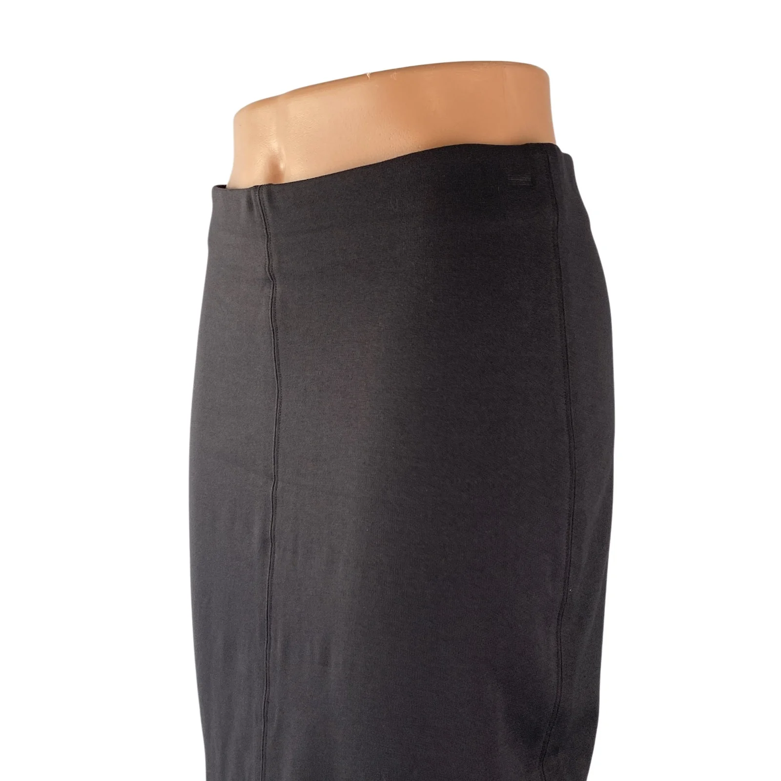 Aritzia Wilfred Women's Black High Rise Business Midi Bodycon Pencil Skirt Sz M - Image 3