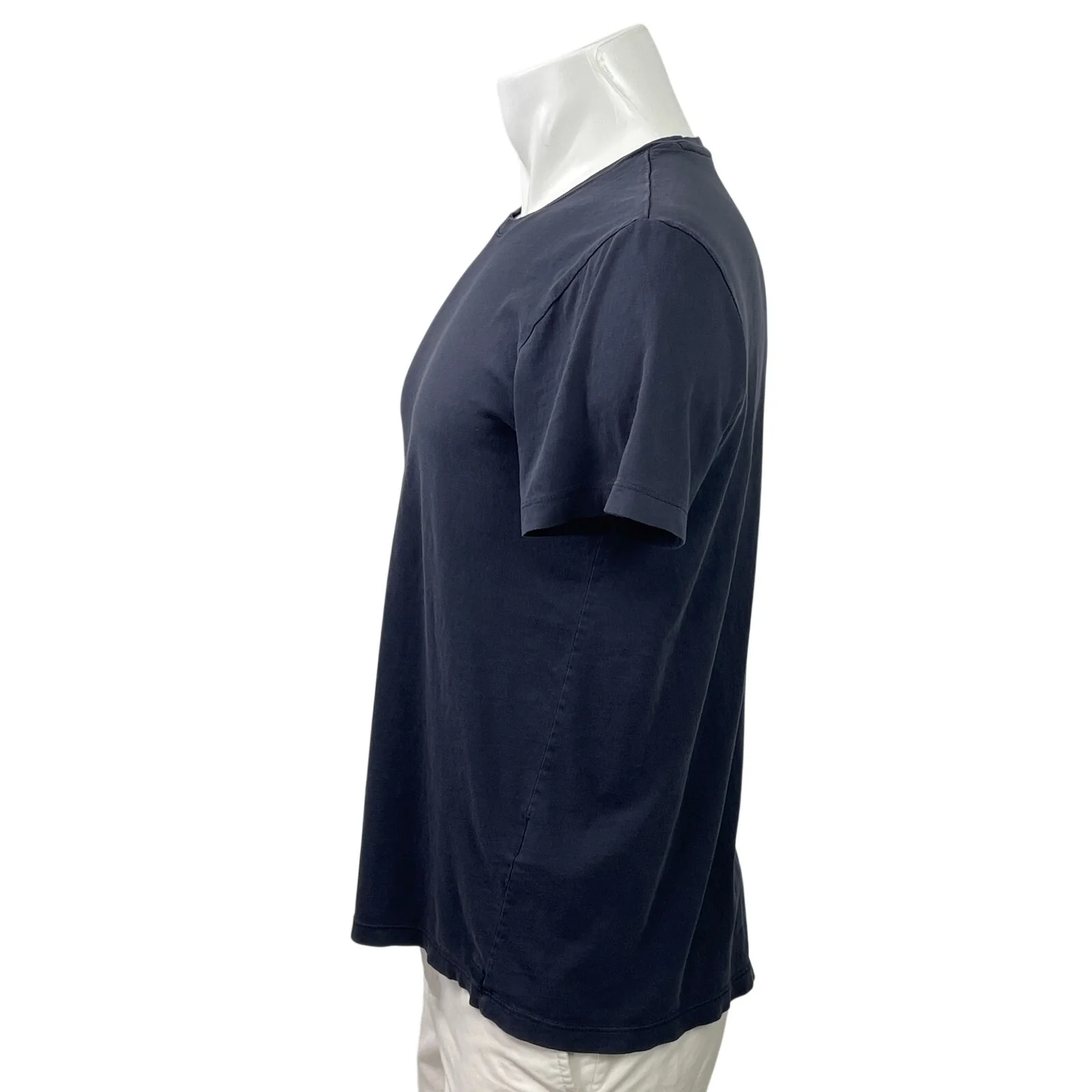 Armani Exchange Men's Navy Blue Short Sleeve Crew Neck T Shirt Tee Top Size L - Image 2
