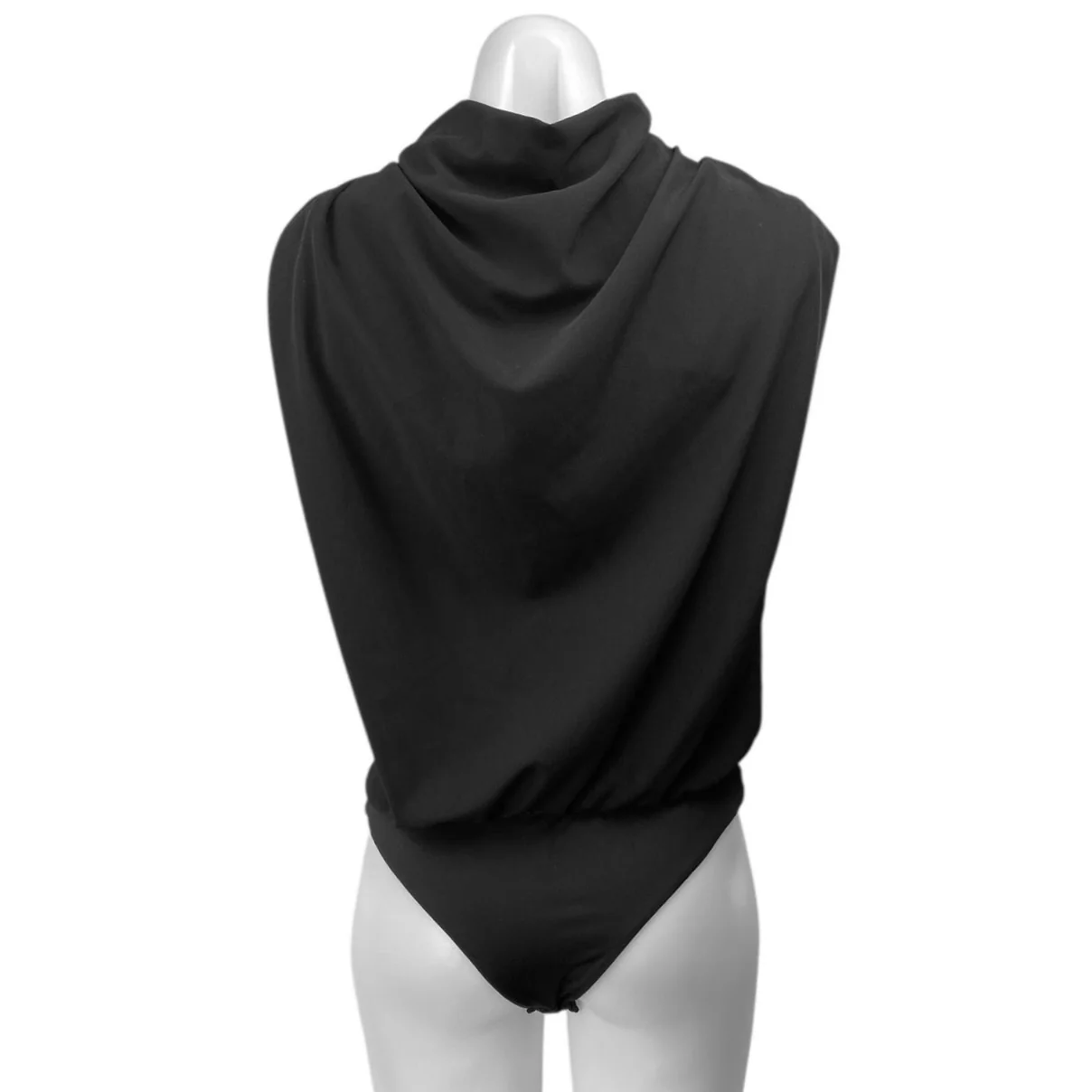 ASTR Women's Black Sleeveless High Neck Keyhole Bodysuit Blouse Tank Top Size XS - Image 2
