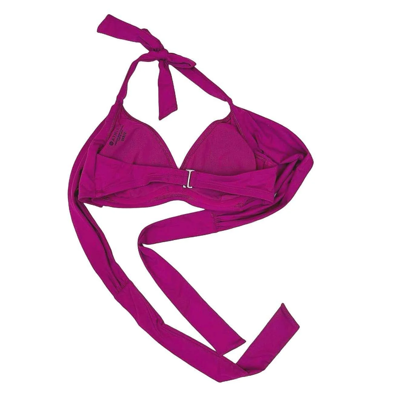 Athleta Purple Solid 2 Piece Halter Swim Beach Swimsuit Bikini Set Sz XS 32 B/C - Image 3