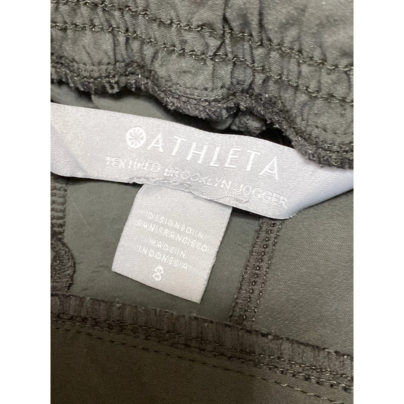 Athleta Women's Green High Rise Yoga Athletic Activewear Trousers Jogger Pants 8 - Image 5