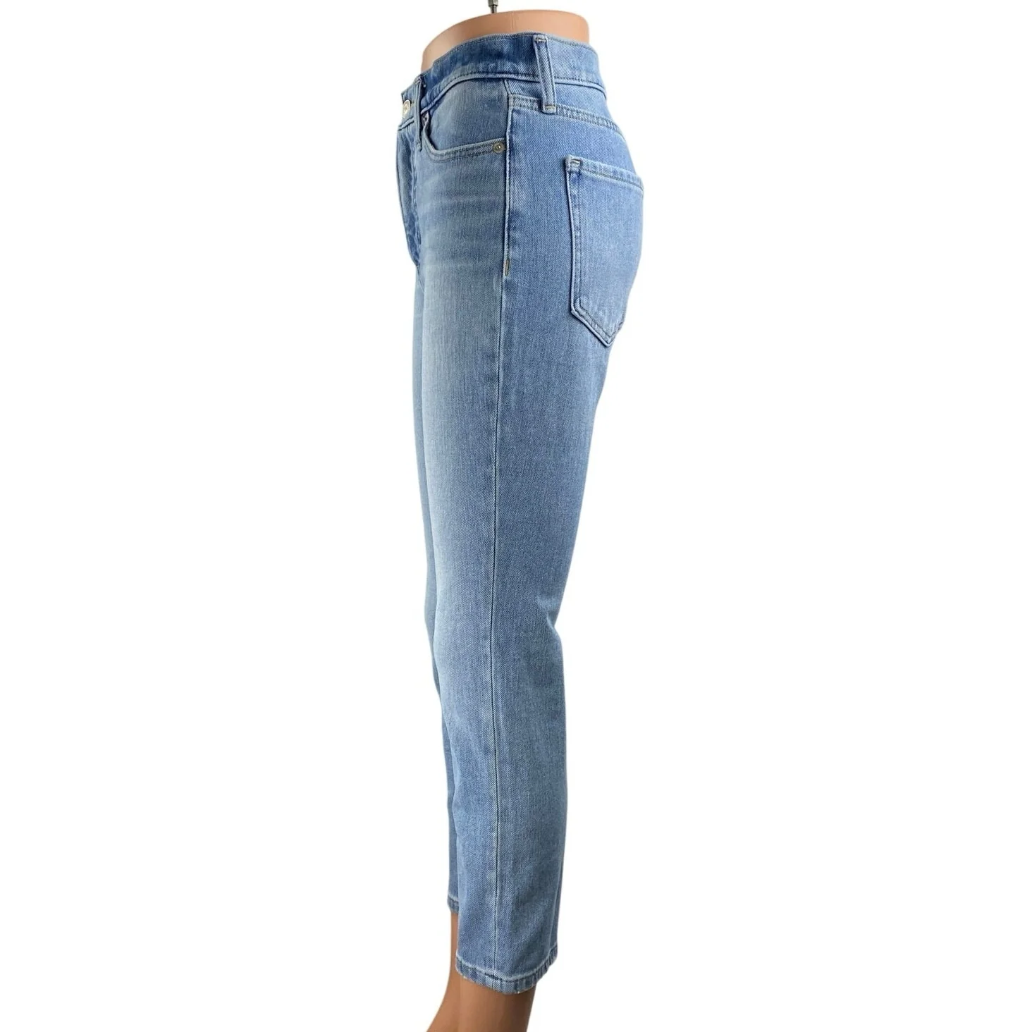 Banana Republic Blue Light Wash High Rise Slim Skinny Denim Jeans Pants Size 26 - Image 2