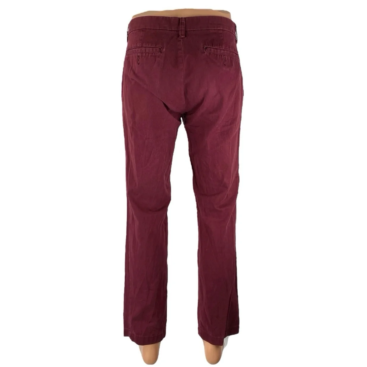 Banana Republic Emerson Men's Red High Rise Straight Denim Jeans Pants Size 32 - Image 3