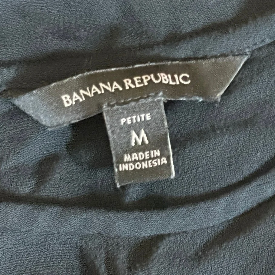 Banana Republic Women's Black Sleeveless Yoga Workout Athletic Tank Top Size M - Image 5