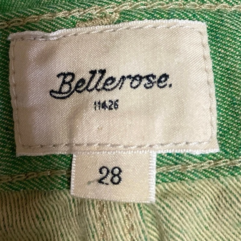 Bellerose NWT Green Mid-Rise Straight Leg Pockets Trouser Ankle Pants Size 28 - Image 5