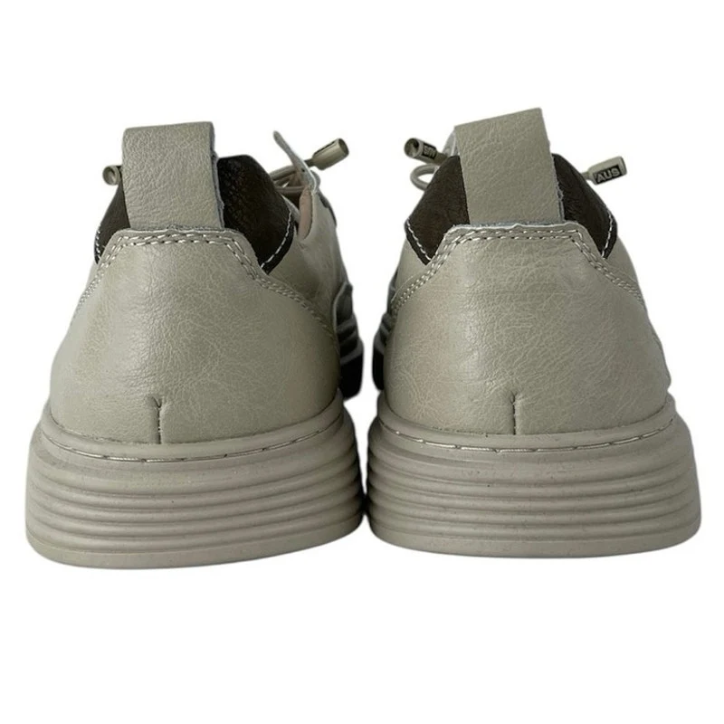 Best Classic Men's White Round Toe Low Top Lace Up Casual Sneakers Shoes Sz 44 - Image 3