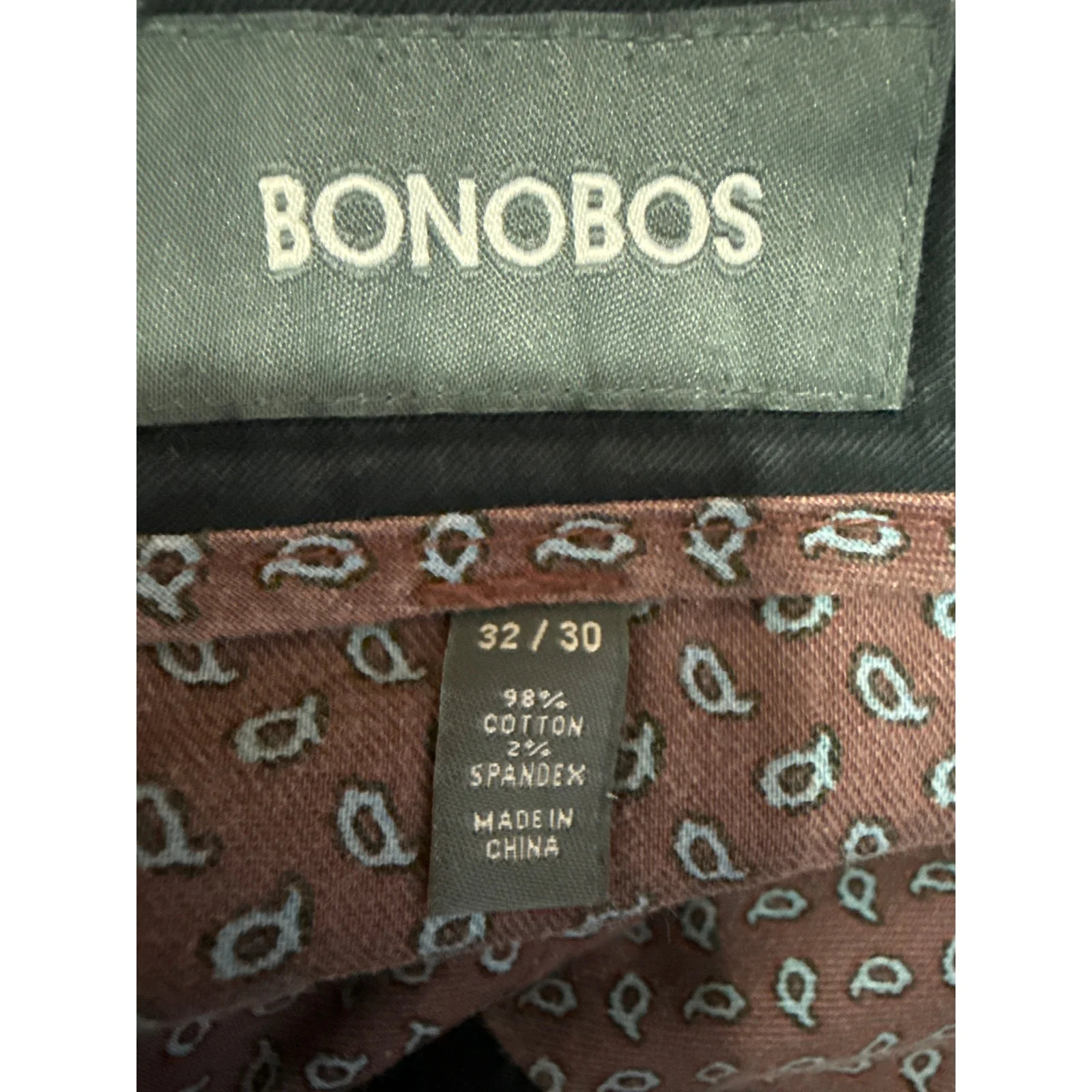 Bonobos Men's Blue Straight Leg High Waist Trousers Denim Jeans Pants Size 32 - Image 4