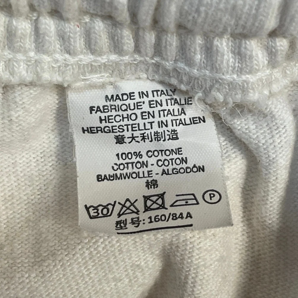 Brandy Melville Lisette White Casual Lounge Athletic Activewear Track Shorts S - Image 5