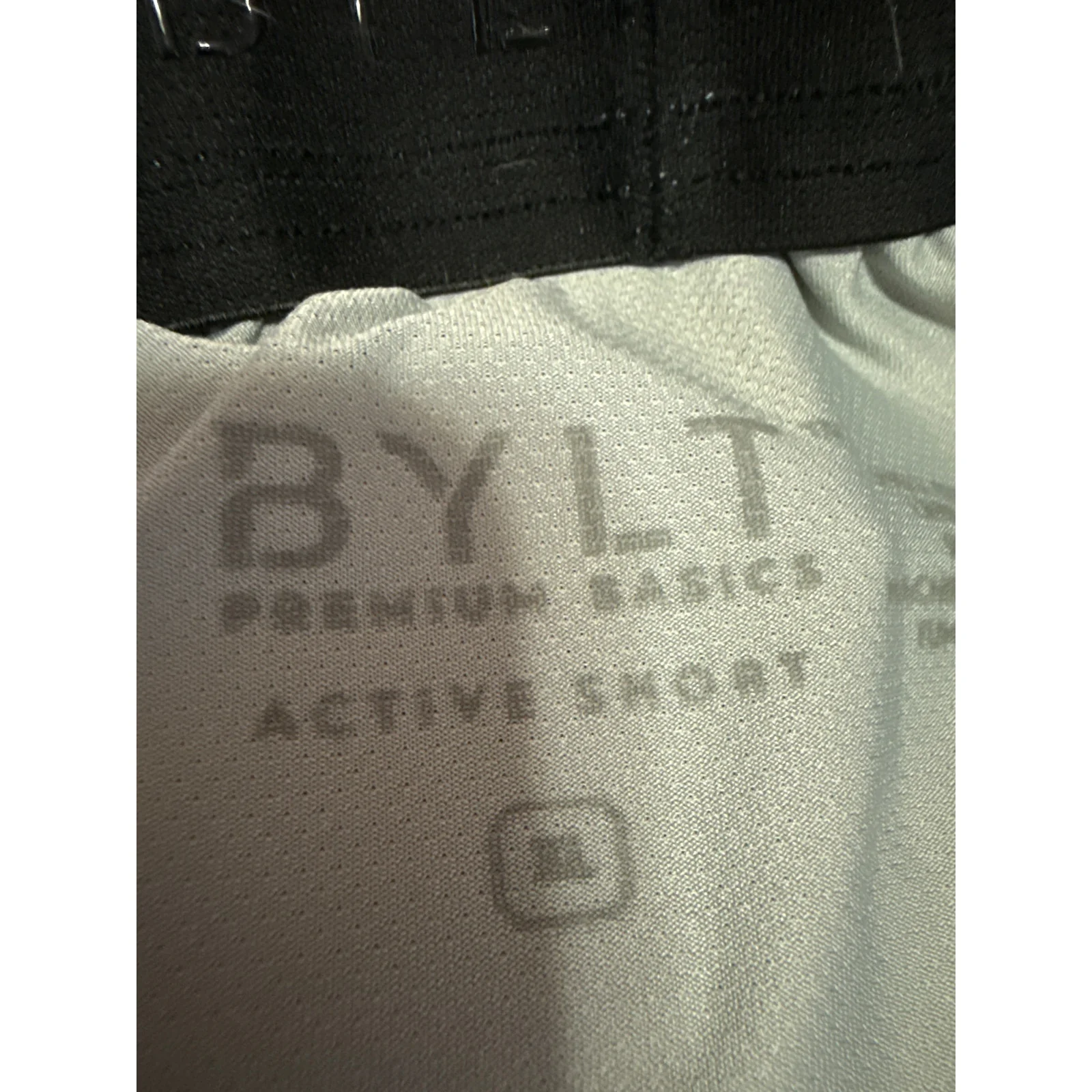 BYLT Men's Blue Tie Dye Elastic Waist Drawstring Basic Training Gym Shorts Sz XL - Image 4