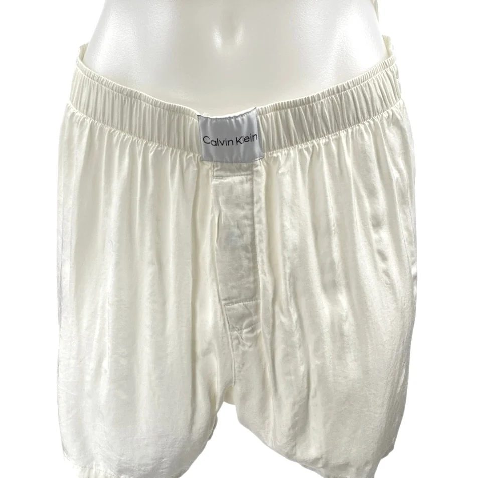 Calvin Klein Women's White Sleeveless Cami Camisole Sleepwear Pajamas Set Size L - Image 9