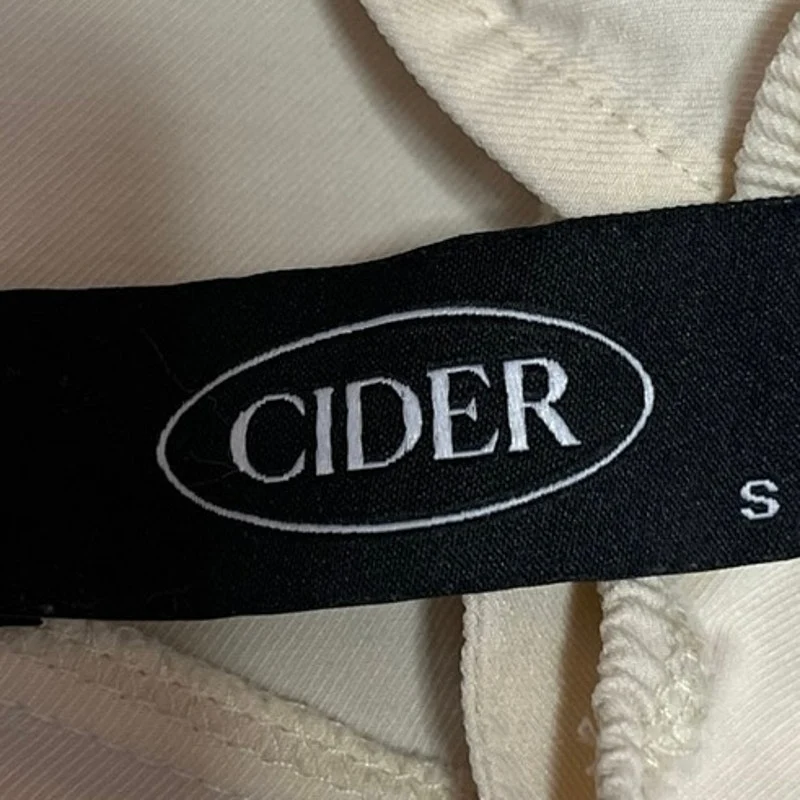 Cider Cream Bow Straps Y2K Style Square Neck Bustier Cropped Corset Tank Top S - Image 3