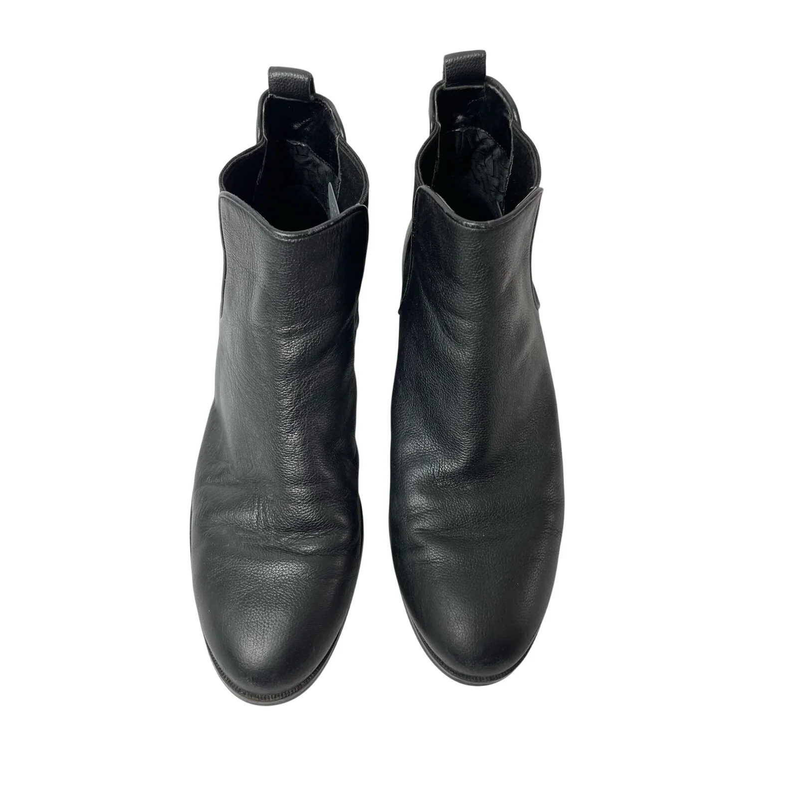 Cole Haan Landsman Womens Black Leather Almond Toe Slip On Chelsea Ankle Boots 7 - Image 2