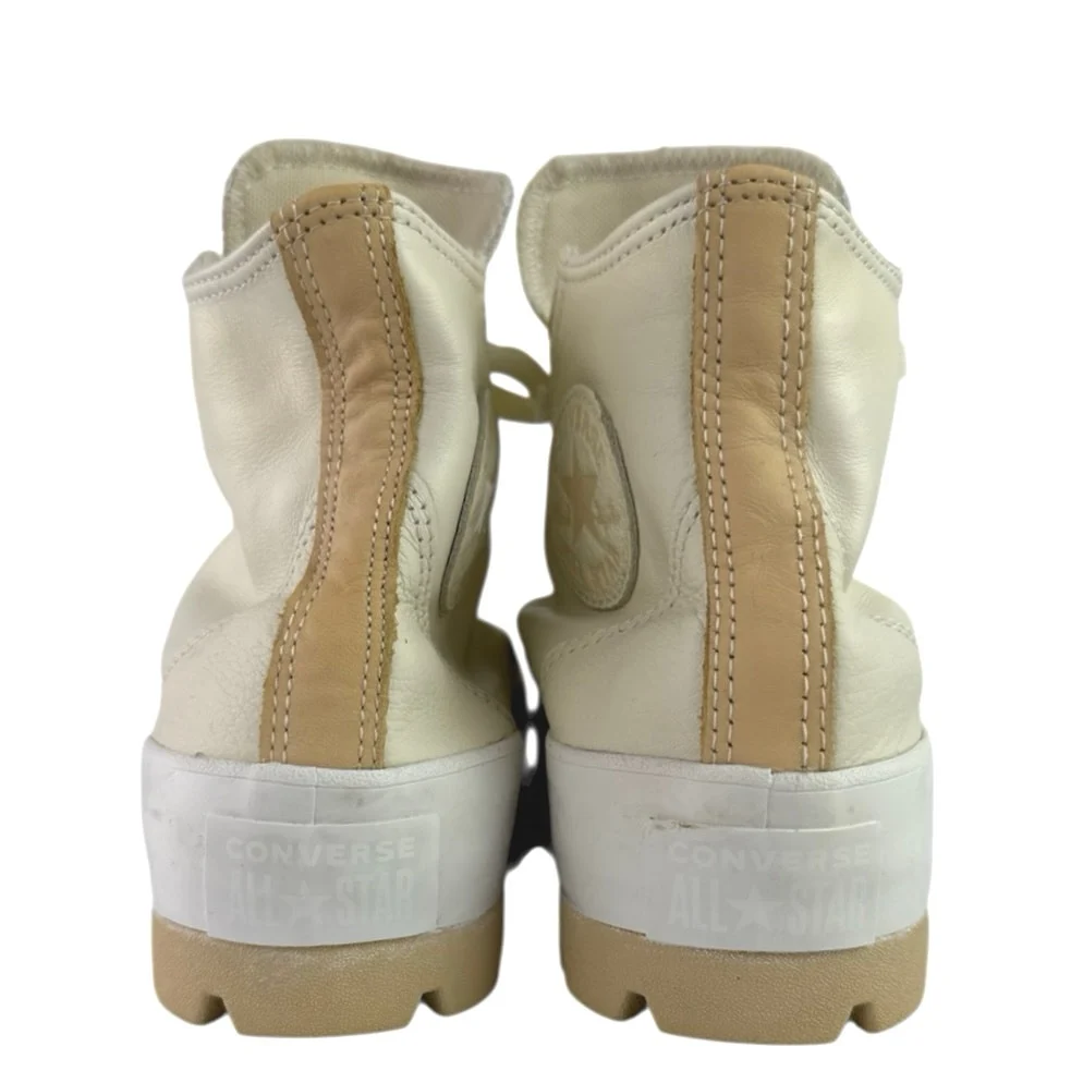 Converse Chuck Taylor All Star Lugged High Womens Egret Beige Sneakers Shoes 9.5 - Image 3
