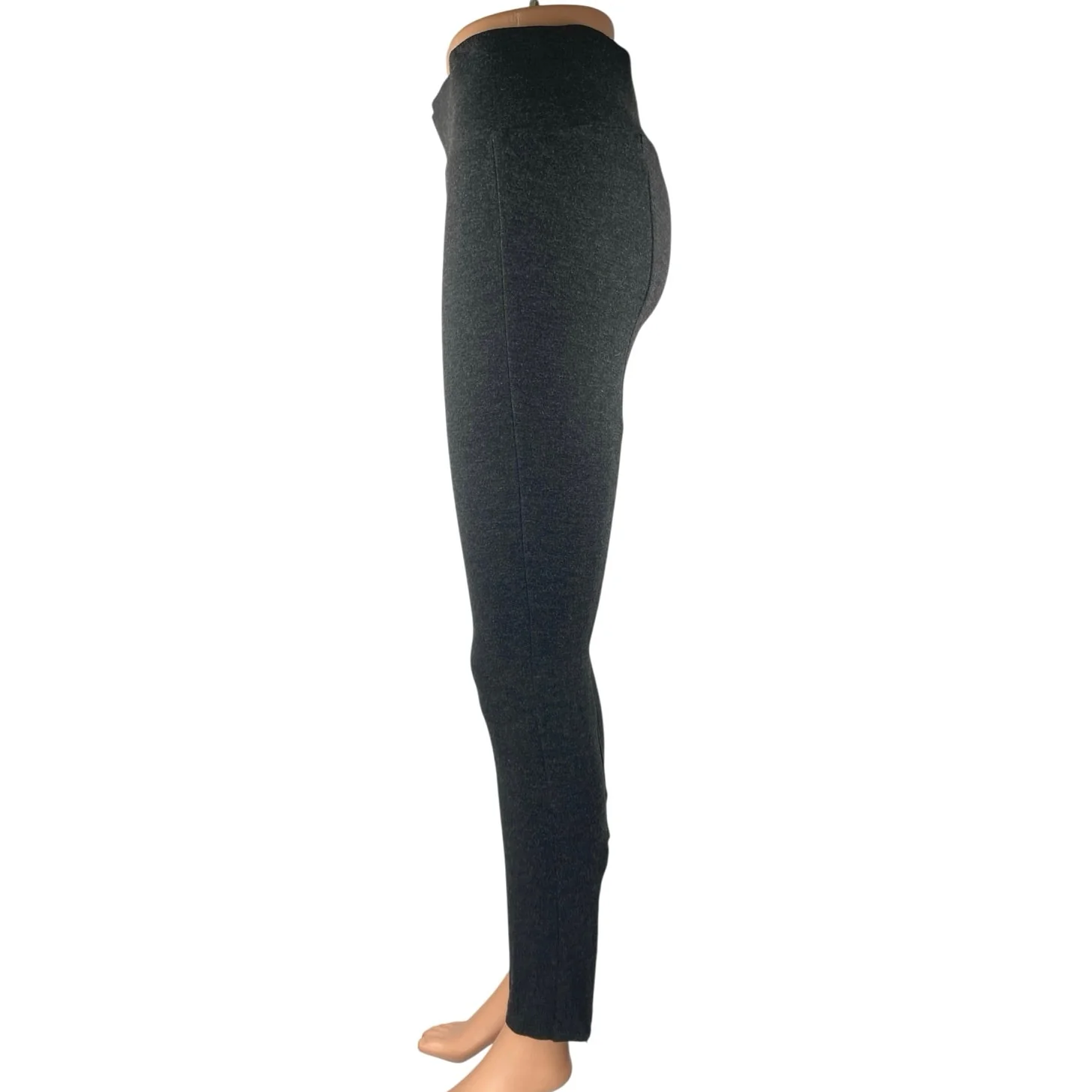 Copper Key Gray Mid Rise Skinny Activewear Fitness Workout Yoga Leggings Pants 7 - Image 2