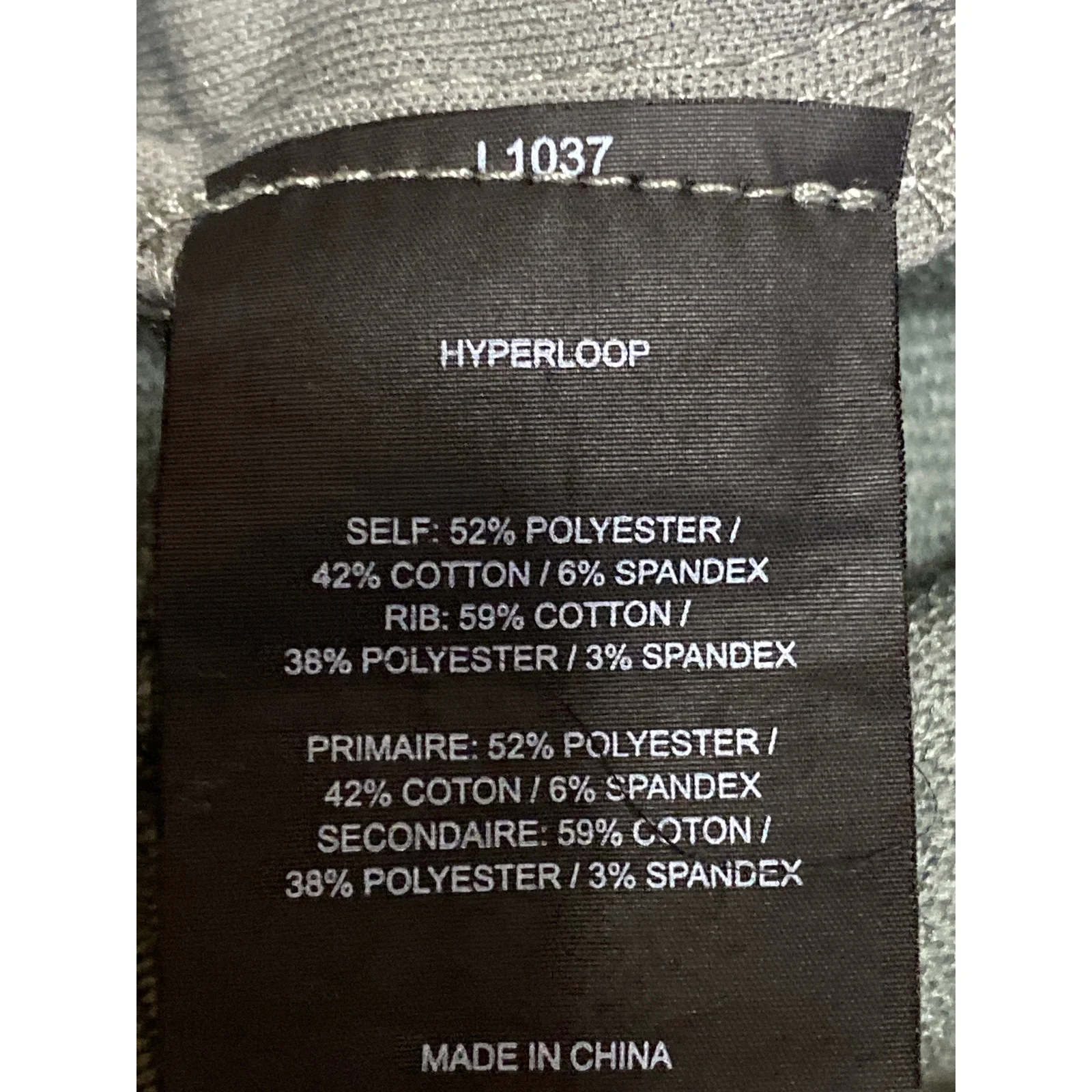 Cuts Hyperloop Men's Gray Long Sleeve Activewear Sweater Hoodie Sweatshirt Top L - Image 6