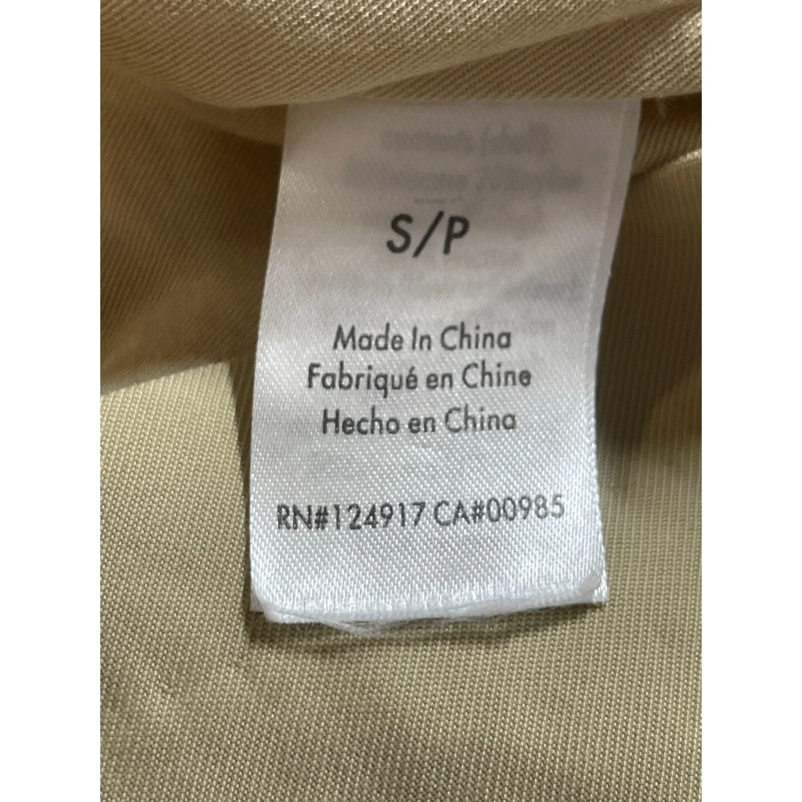 Danielle Bernstein Women's Beige Khaki Pleated Twill Mini Pencil Skirt Size S/P - Image 5