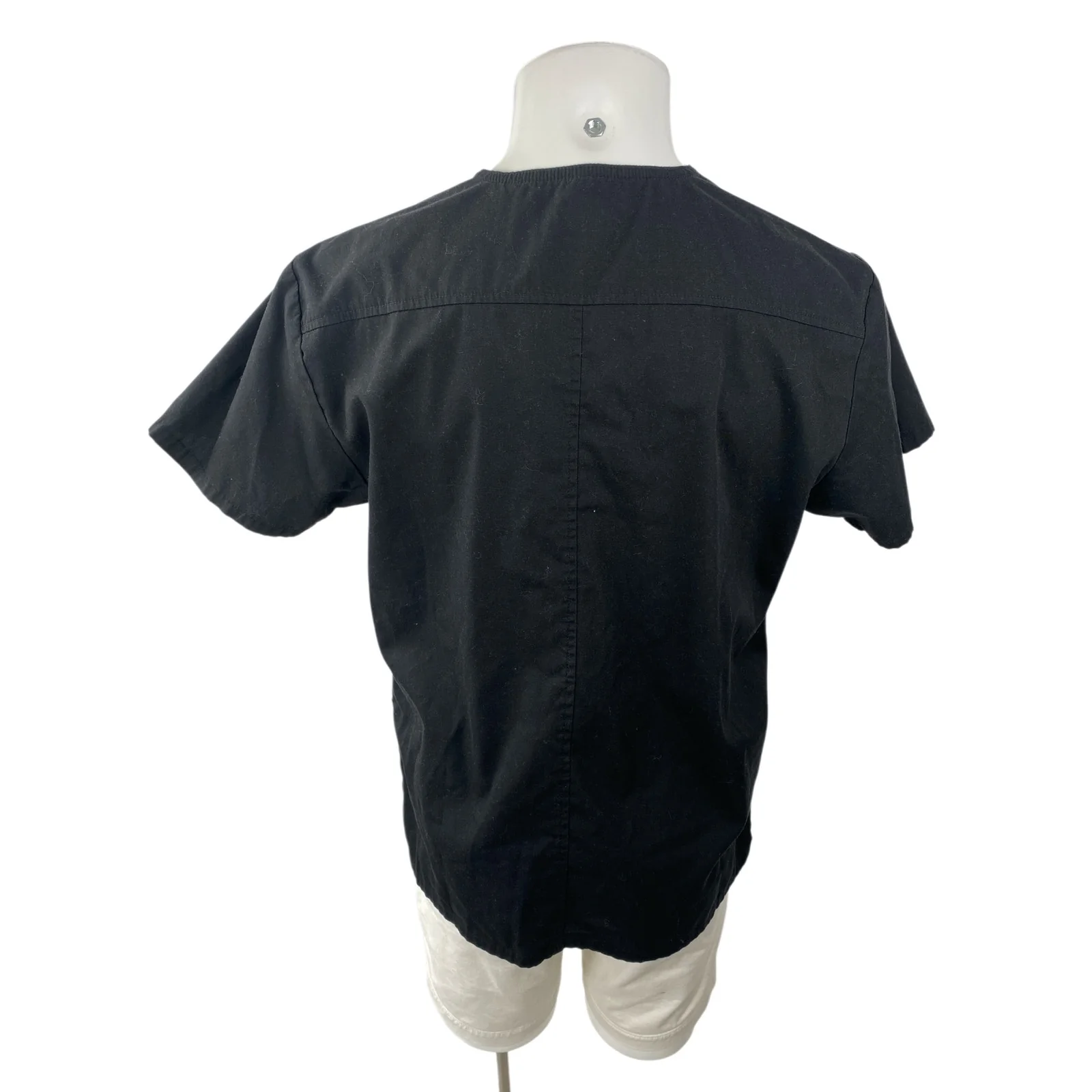 Dickies Men's Black V Neck Short Sleeve Pants Medical Nurse Scrub Set Size M - Image 8