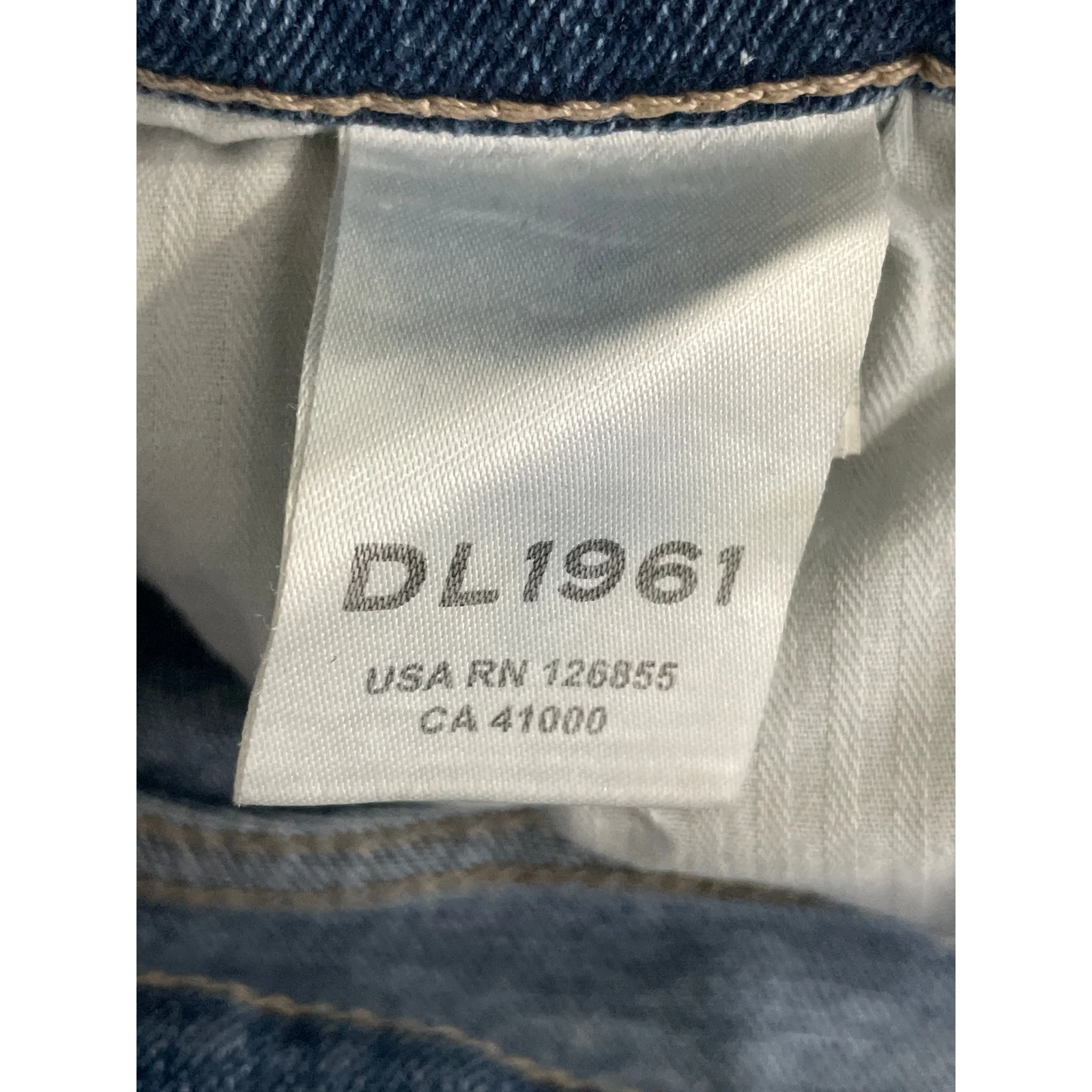 DL1961 Mara Straight Women's Blue Distressed High Waisted Denim Jeans Size 29 - Image 8