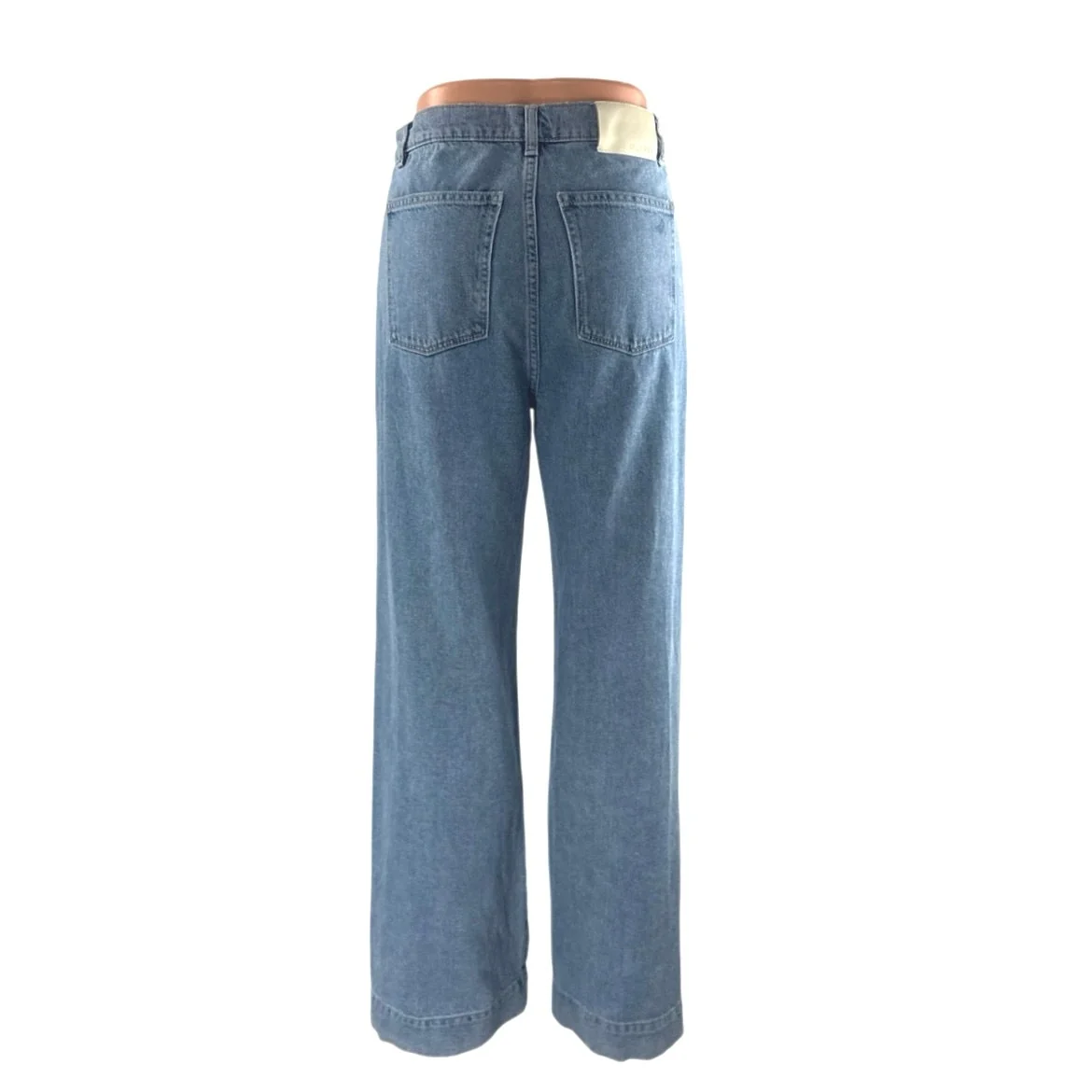 DL1961 Zoie Wide Leg Relaxed Vintage Blue High Rise Baggy Denim Jeans Size 24 - Image 3