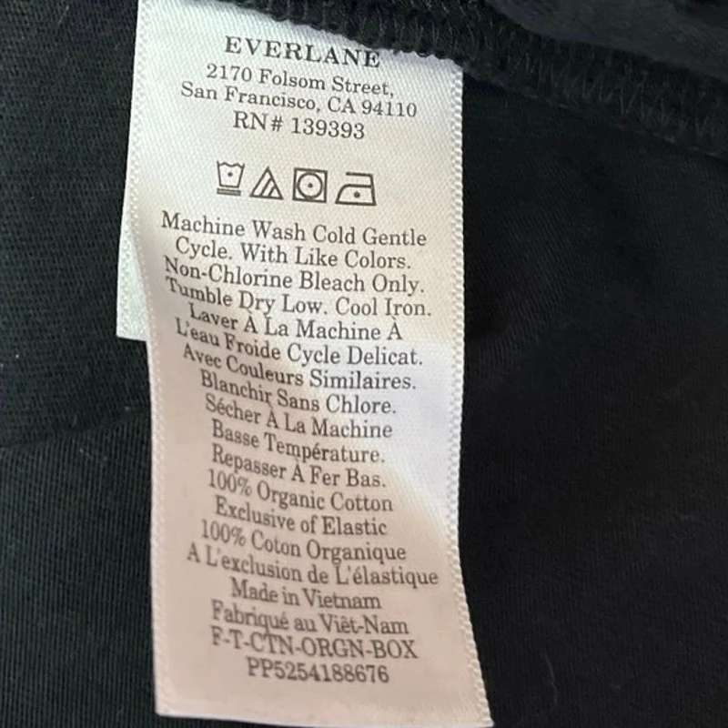 Everlane Women's Black Knit Crew Neck Short Sleeves Pullover Tee T-Shirt Top S - Image 4
