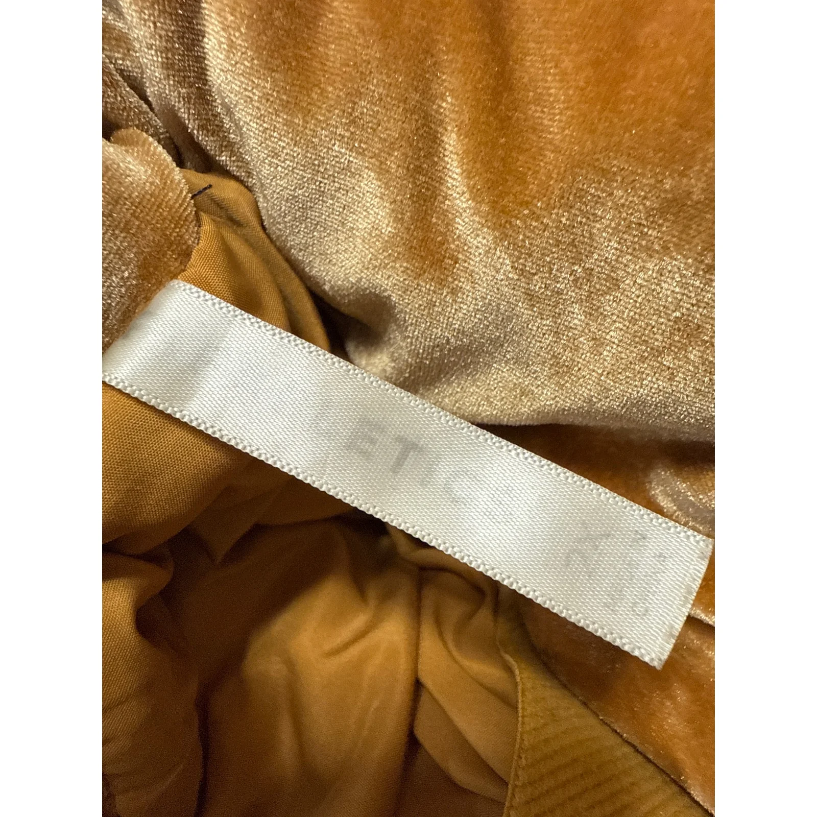 Fabletics Wander Brown Velvet Velour Zip Up High Neck Puffer Coat Jacket Size 2X - Image 4