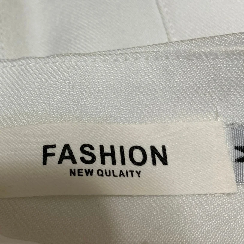 Fashion Women's White Pleated A Line Preppy High Waisted Mini Skirt Size M - Image 4
