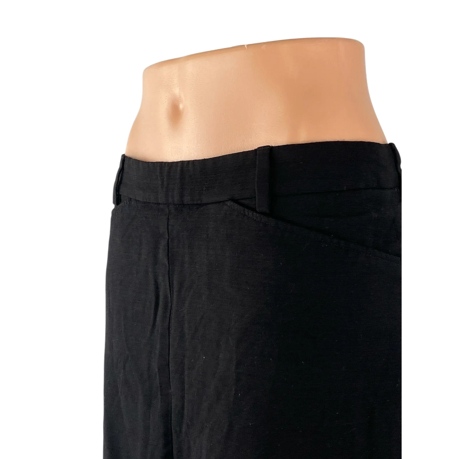 Filippa K Women's Black High Rise Business Work Midi Straight Pencil Skirt Sz M - Image 3