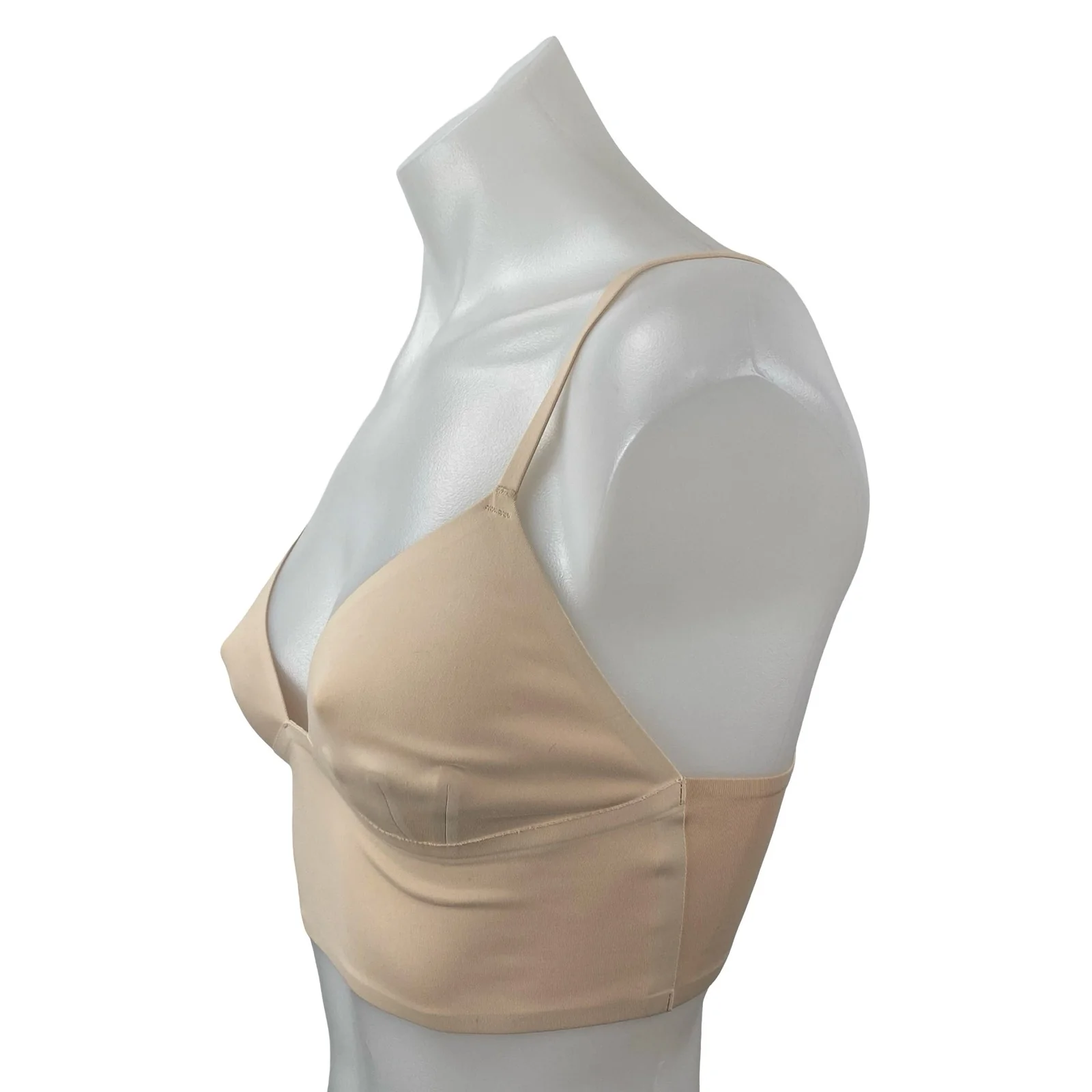 Free People Intimately Cream Nude Adjustable Longline Neo Bralette Bra Size XS - Image 2