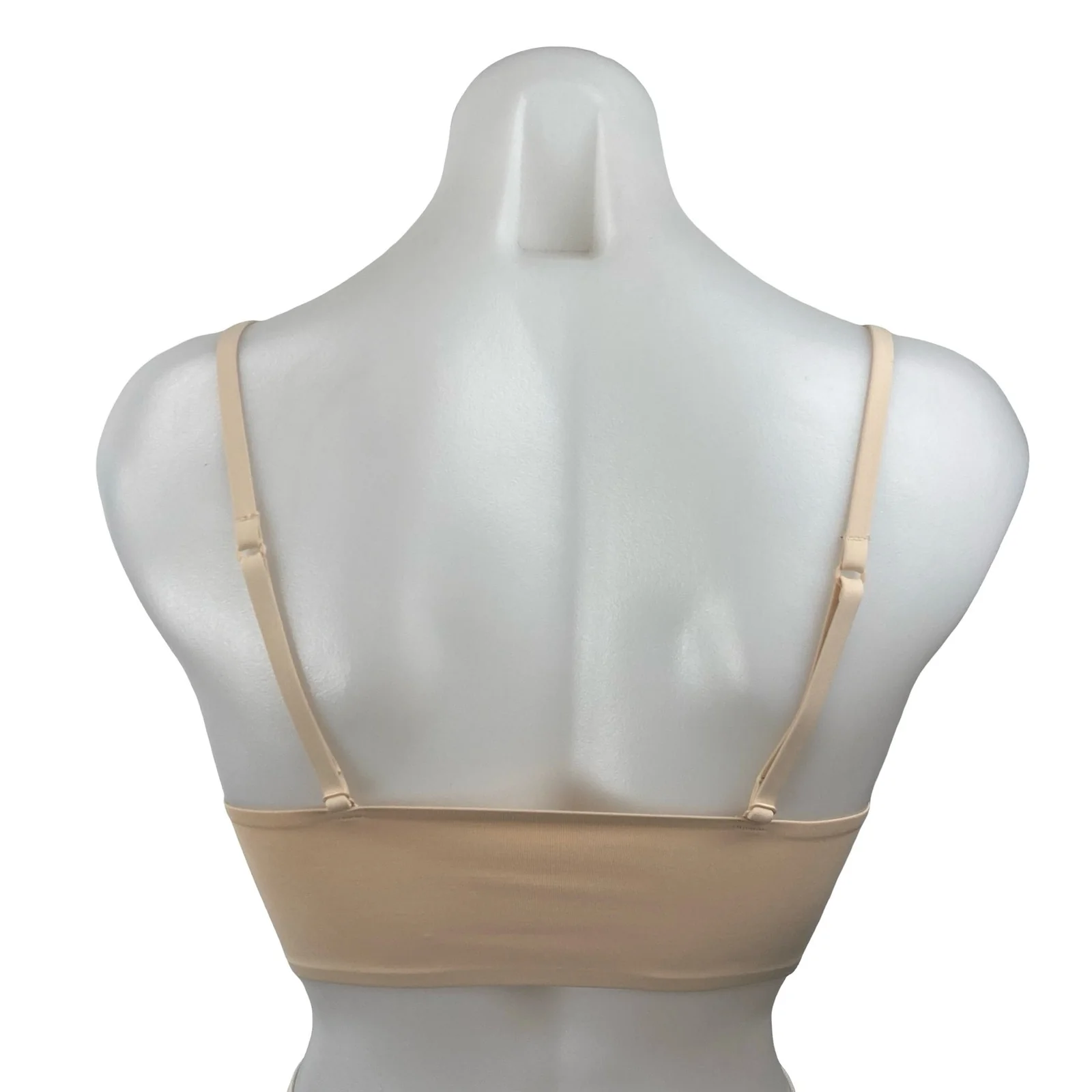 Free People Intimately Cream Nude Adjustable Longline Neo Bralette Bra Size XS - Image 4