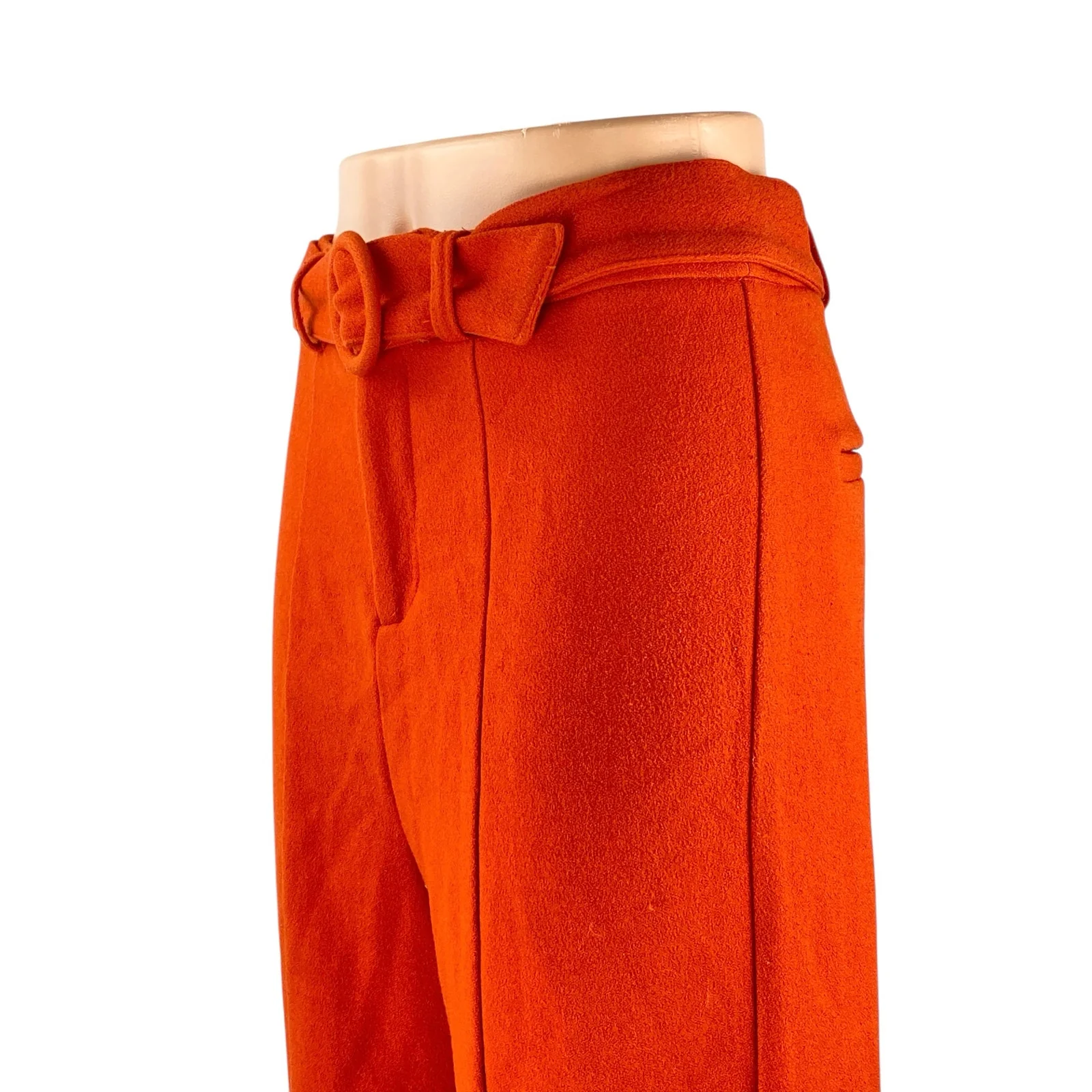 Free People Women's Coral Belted High Rise Wide Leg Baggy Trousers Pants Size 4 - Image 2